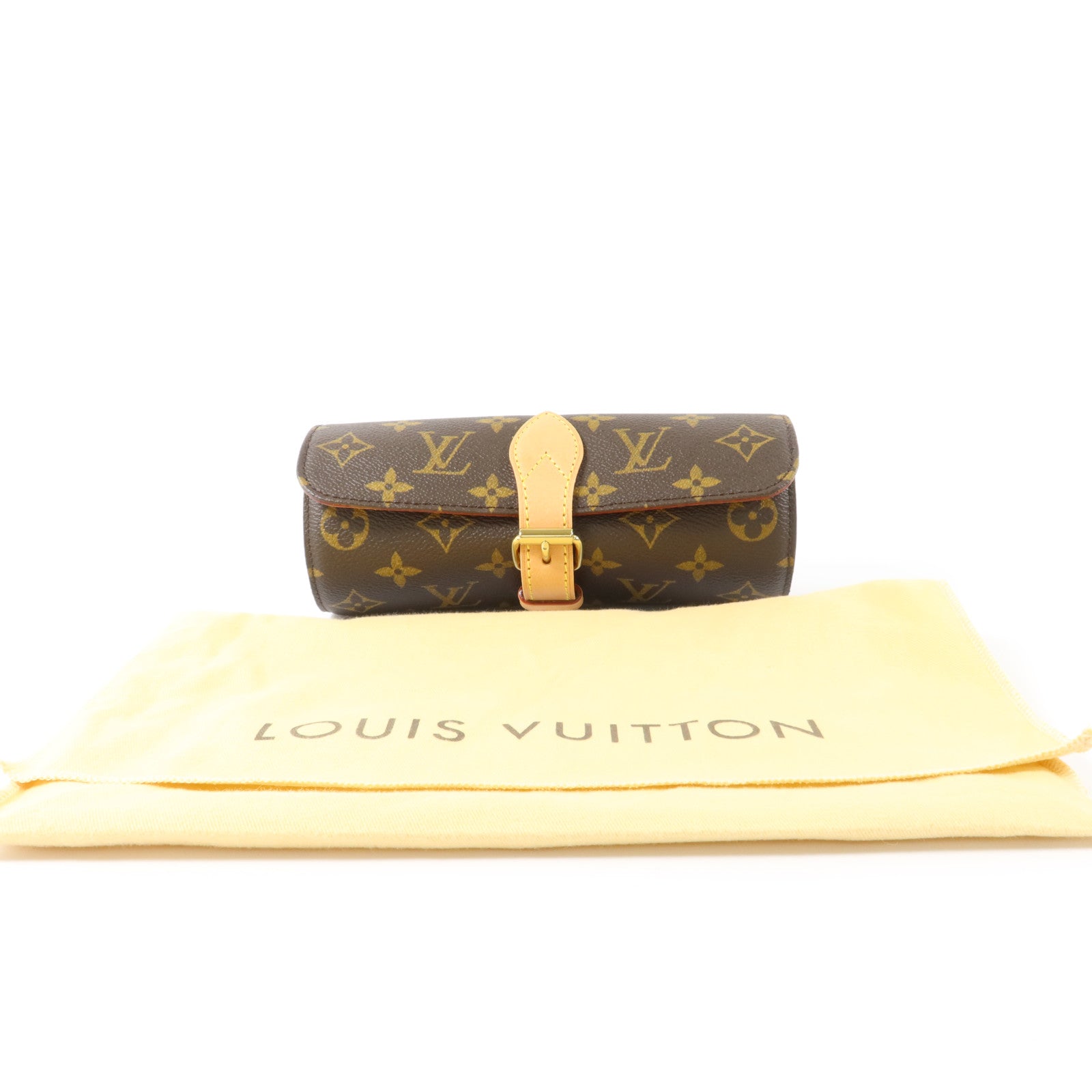 LOUIS VUITTON Monogram Watch Case金扣手錶裝飾盒