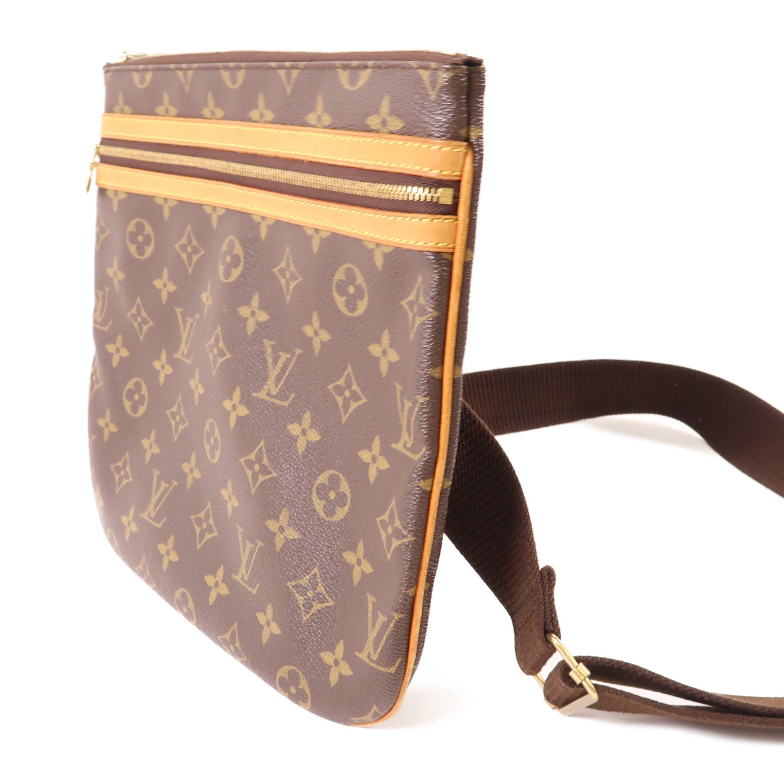 LOUIS VUITTON Monogram Pochette Bosphore金扣肩背袋