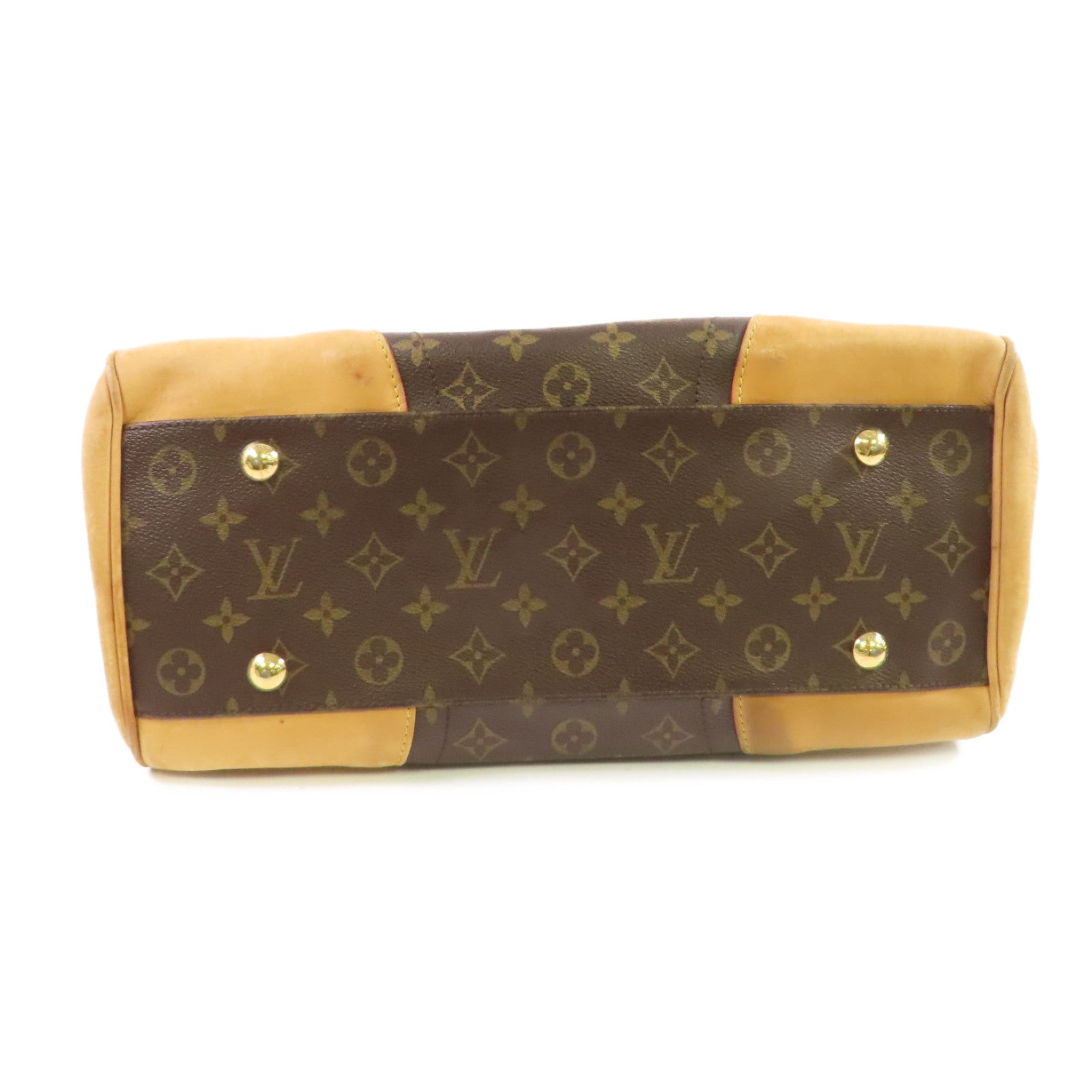 LOUIS VUITTON Monogram Beverly GM Shoulder Bag金扣肩背袋啡色