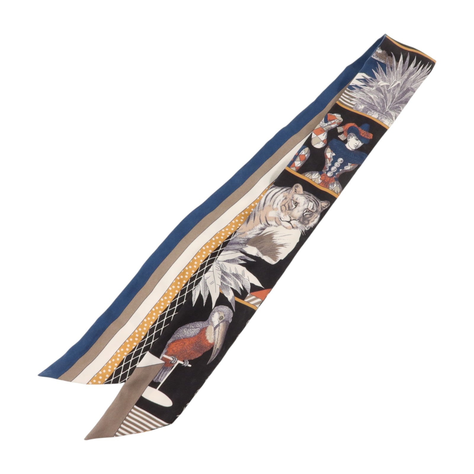 HERMES 絲質Twilly絲巾