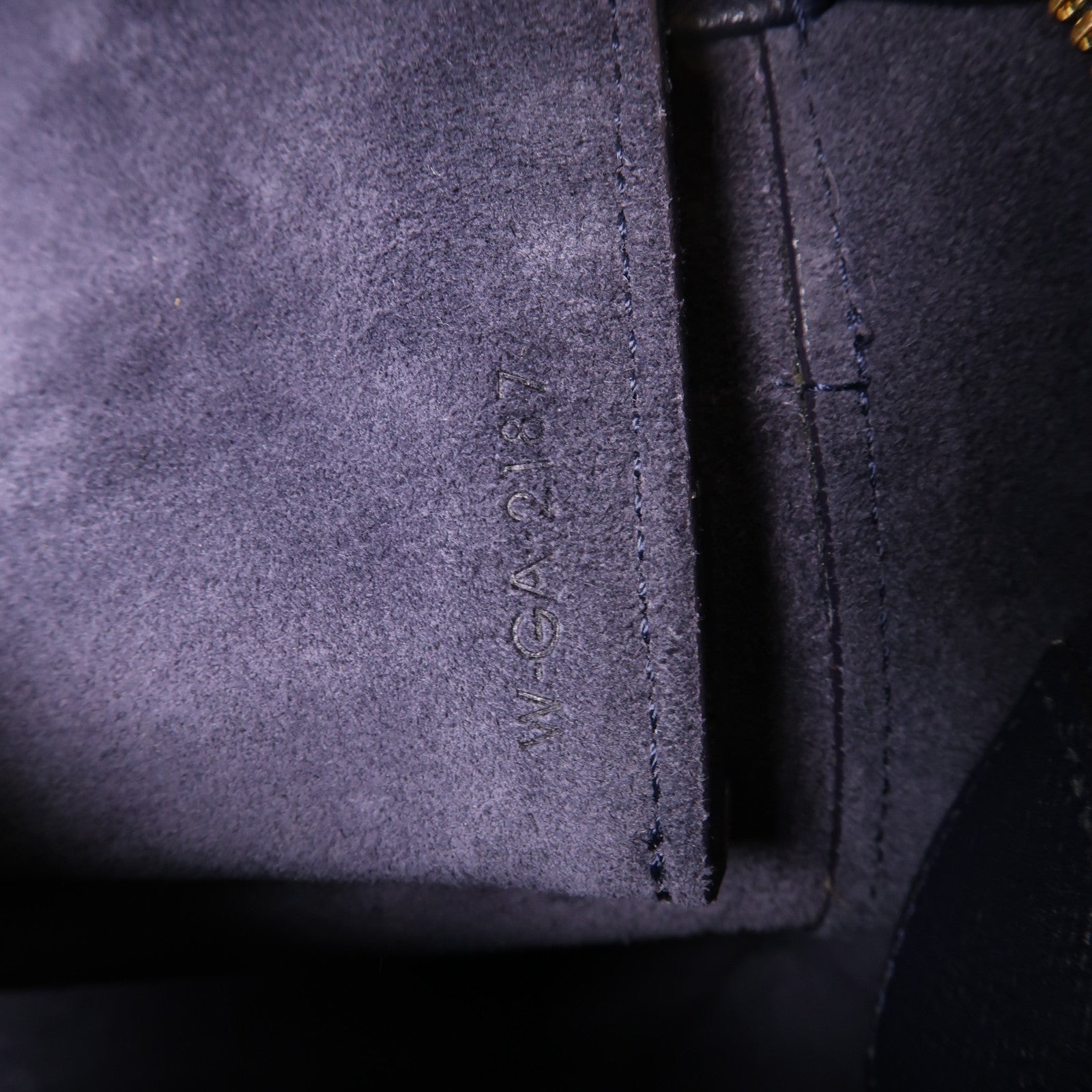 CELINE 牛皮皮革Belt Bag金扣手挽肩背兩用袋深藍色