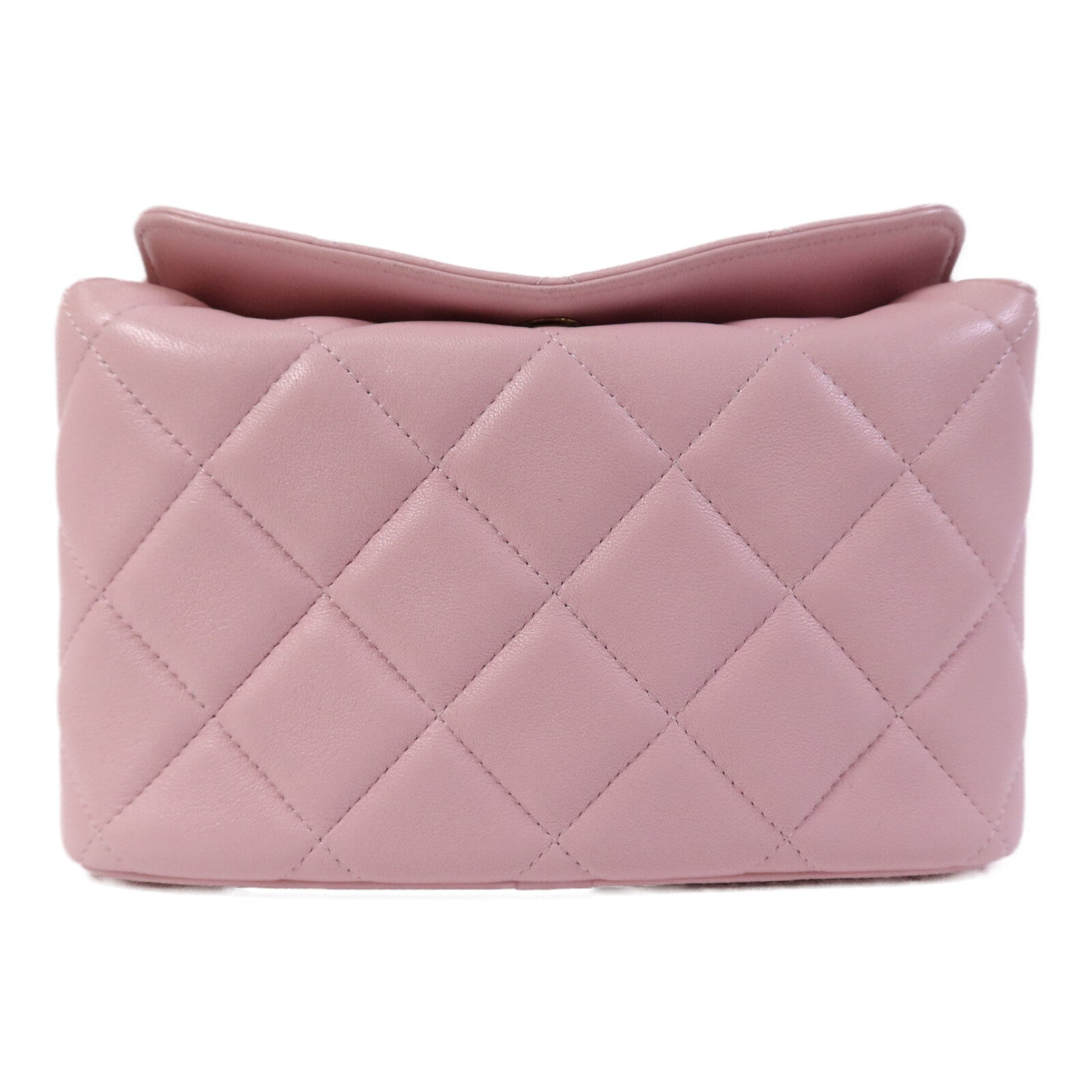 CHANEL 羊皮皮革Shoulder Bag金扣鏈帶肩背袋