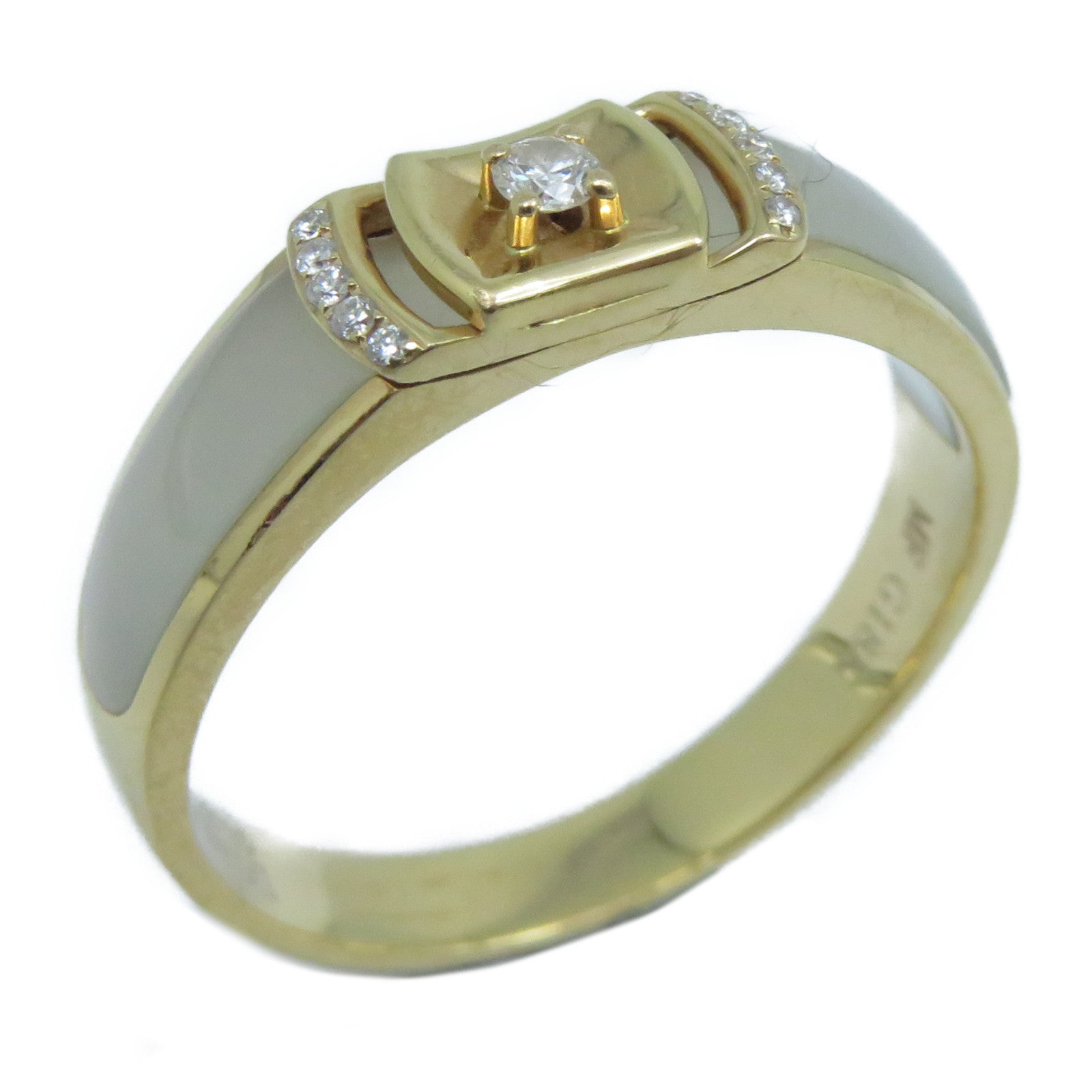 JEWELRY 【激減優惠】18K玫瑰金Diamond Ring 0.034/0.046ct鑽石戒指US#9.5