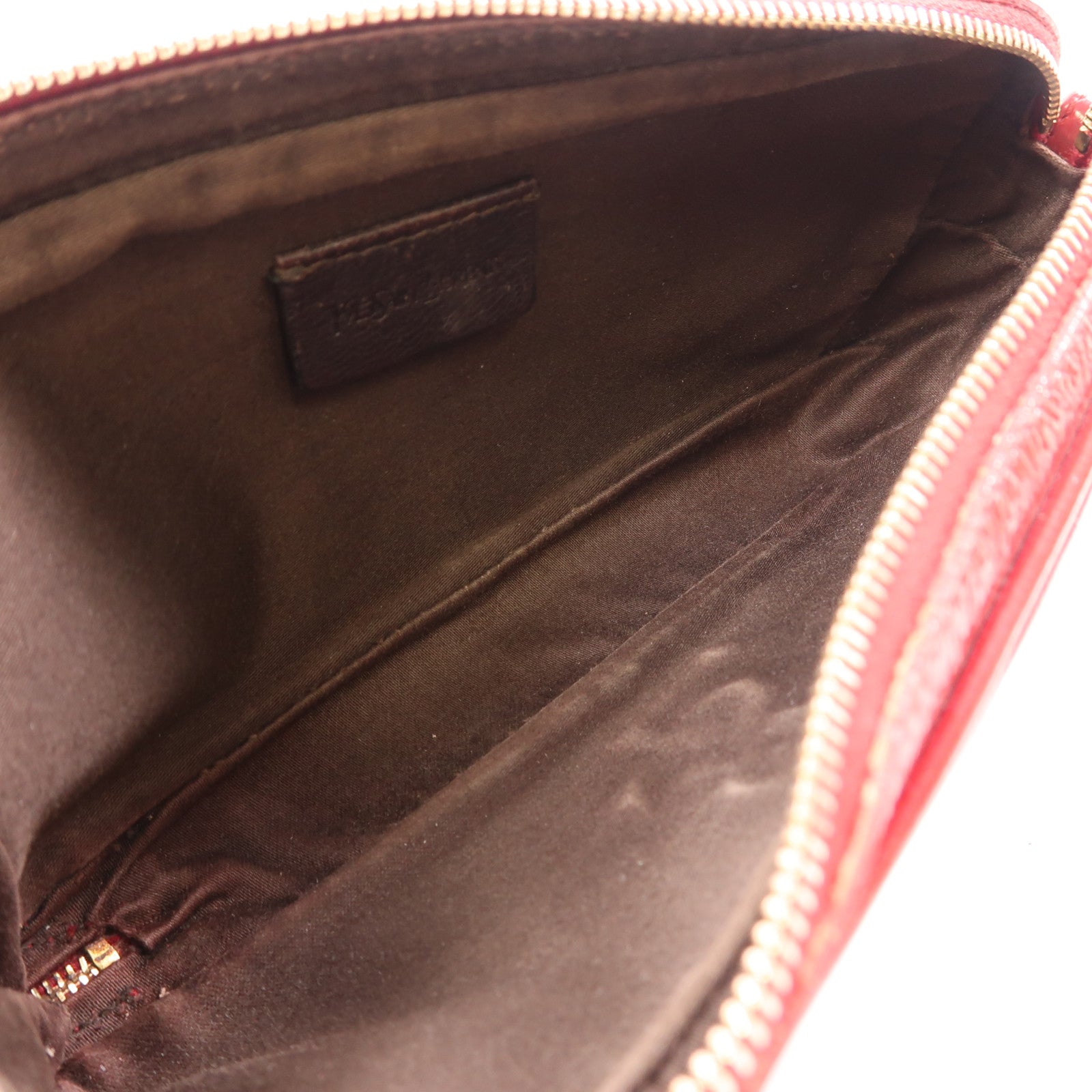 SAINT LAURENT 漆皮皮革Clutch Bag金扣手拿包