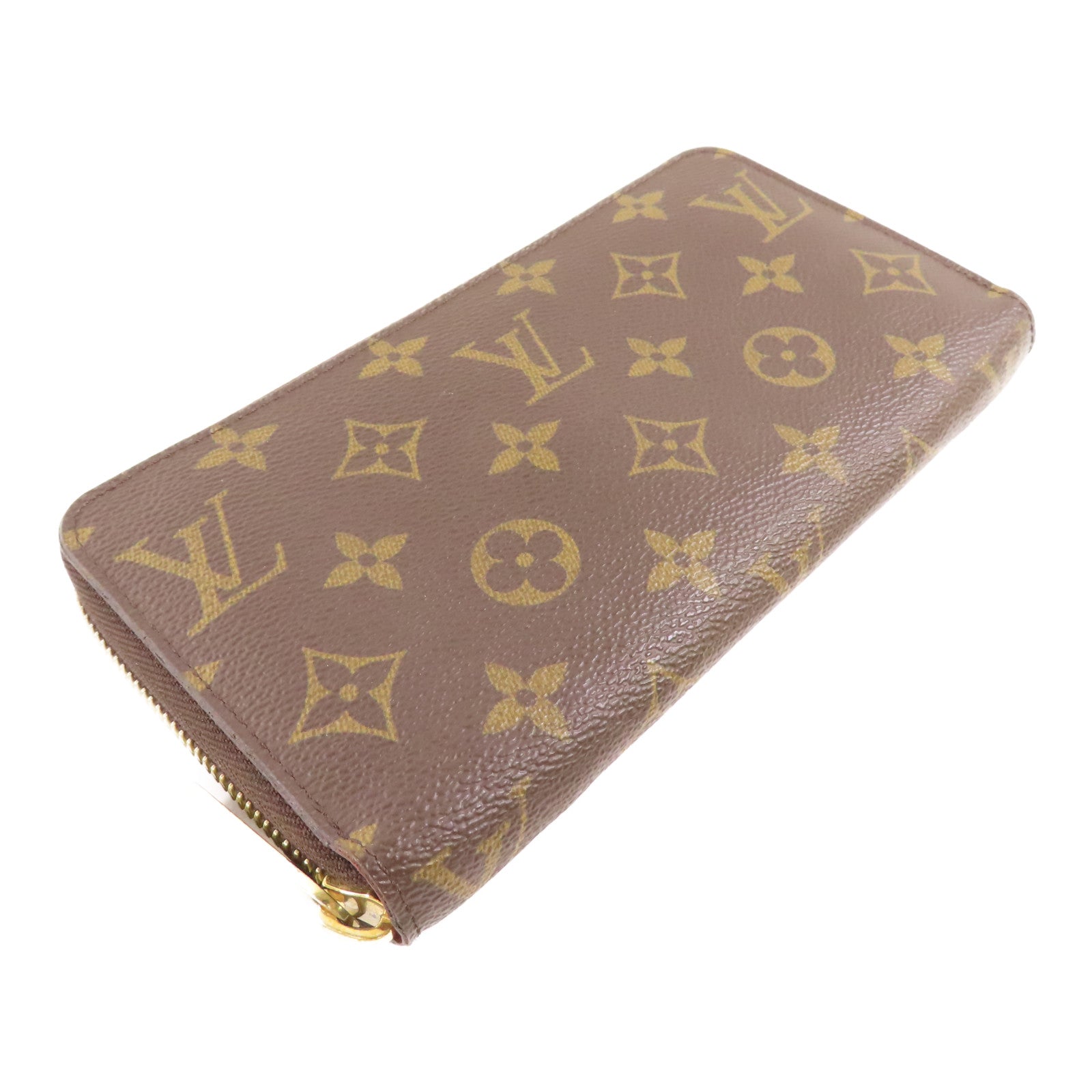 LOUIS VUITTON Monogram Zipper Long Wallet金扣長錢包
