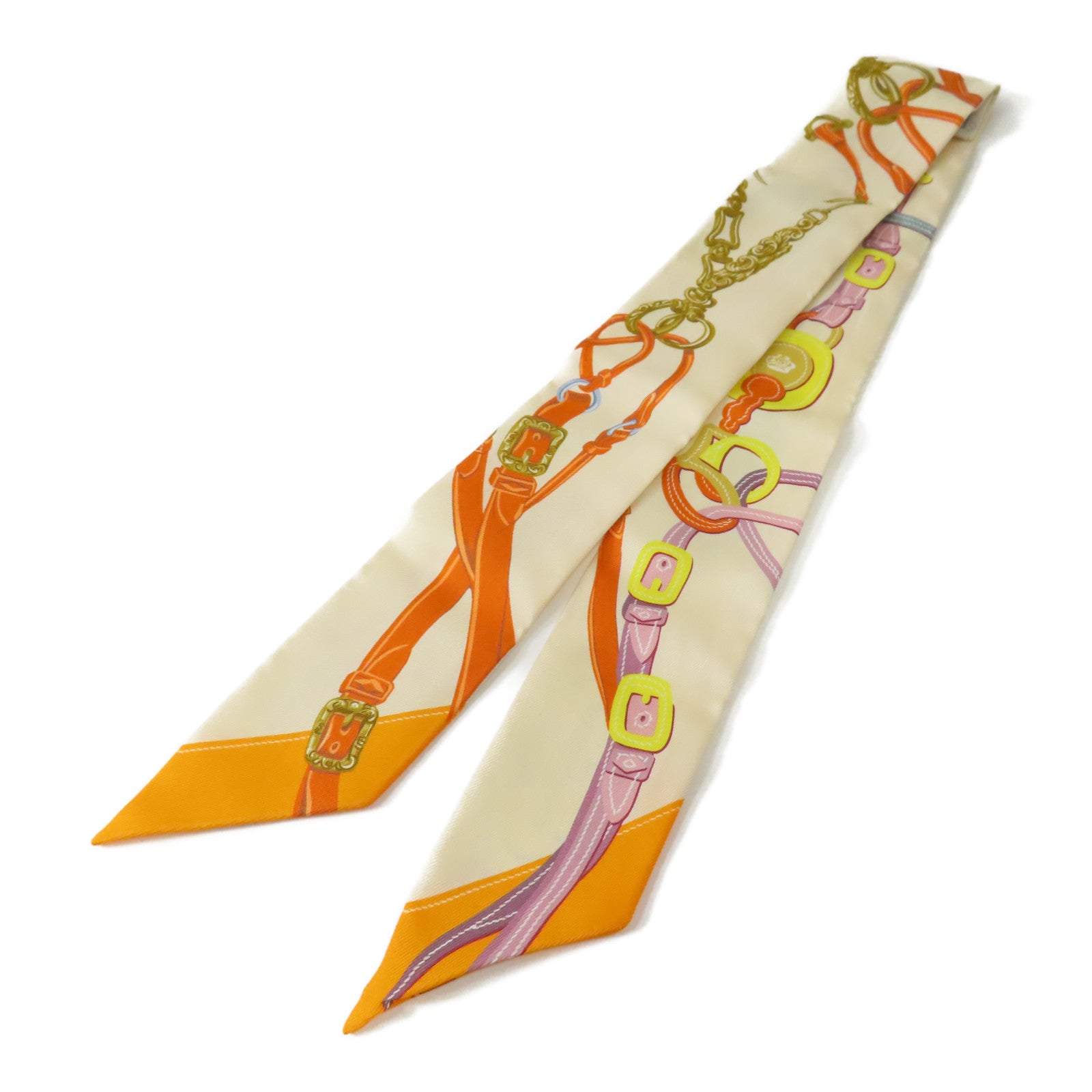 HERMES 絲質Twilly絲巾