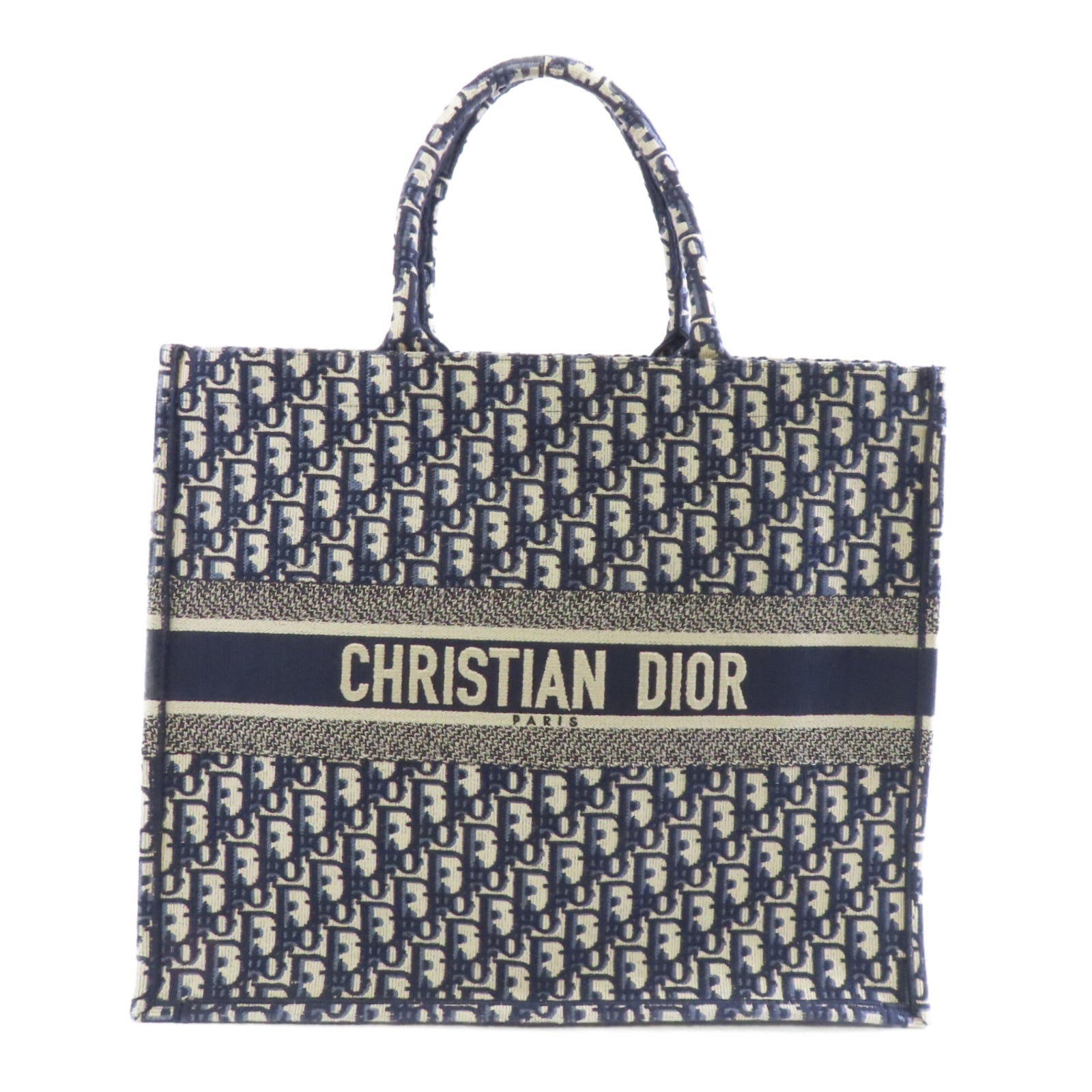 Dior 帆布Book Tote Bag手挽袋藍色