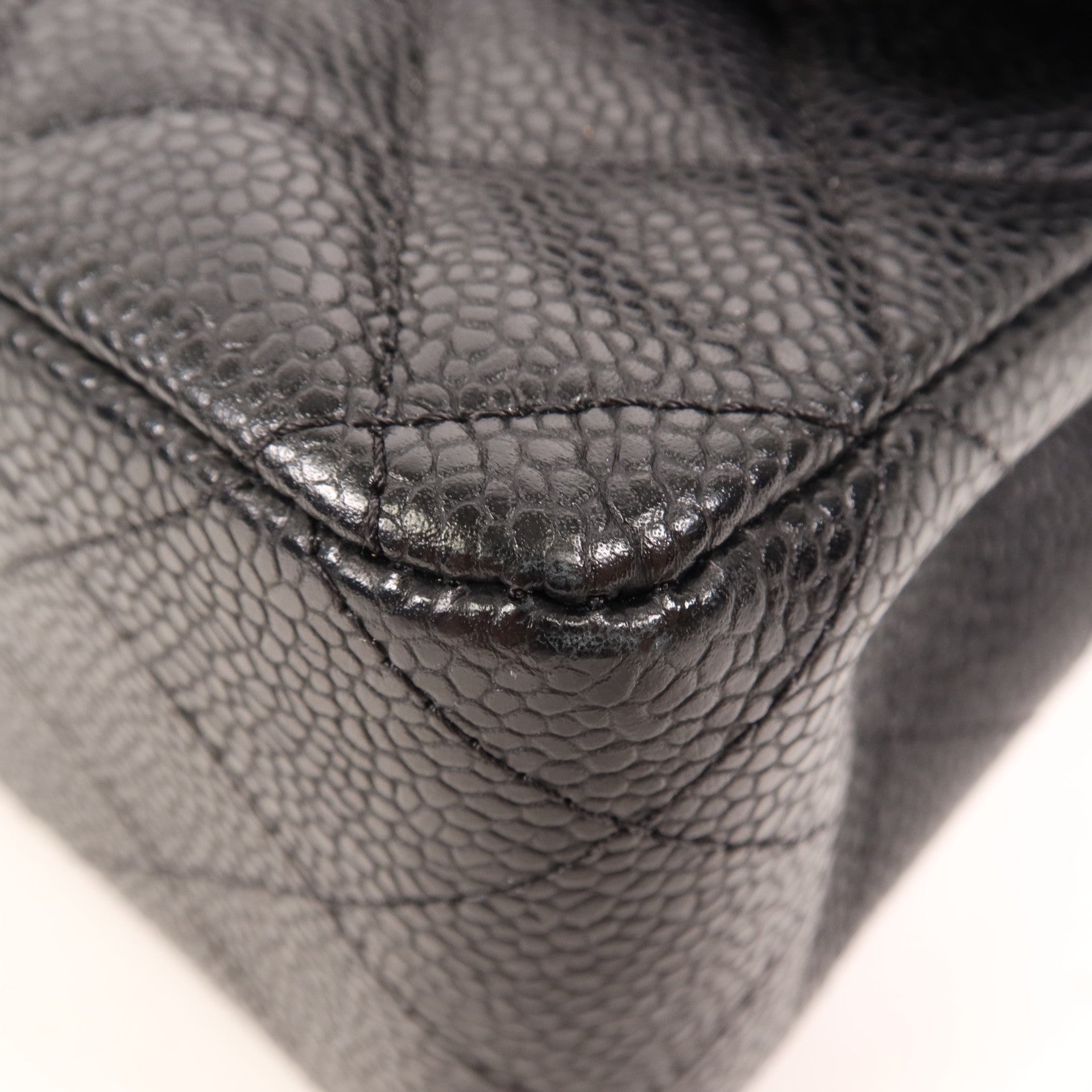 CHANEL 牛皮皮革Classic 25銀扣鏈帶肩背袋