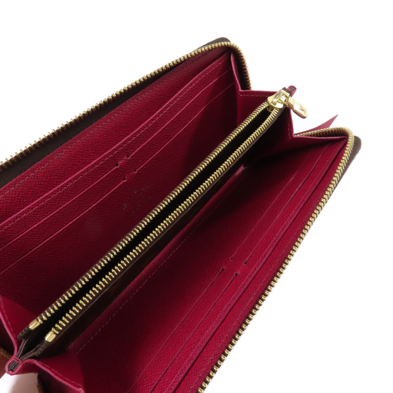 LOUIS VUITTON Monogram Clemence Long Wallet金扣拉鏈長錢包啡色