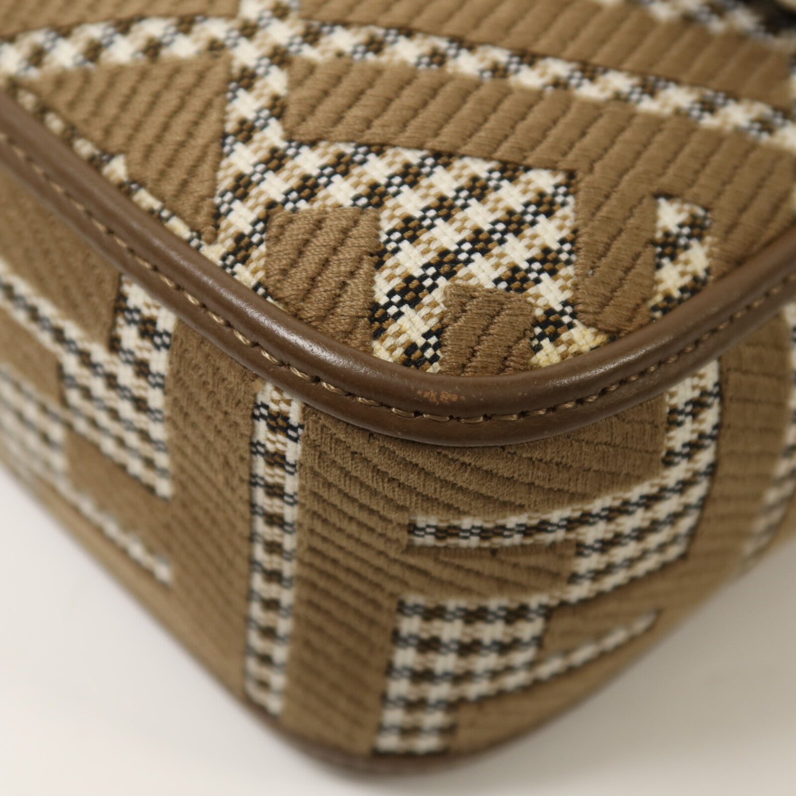 FENDI 帆布Baguette手挽肩背兩用袋