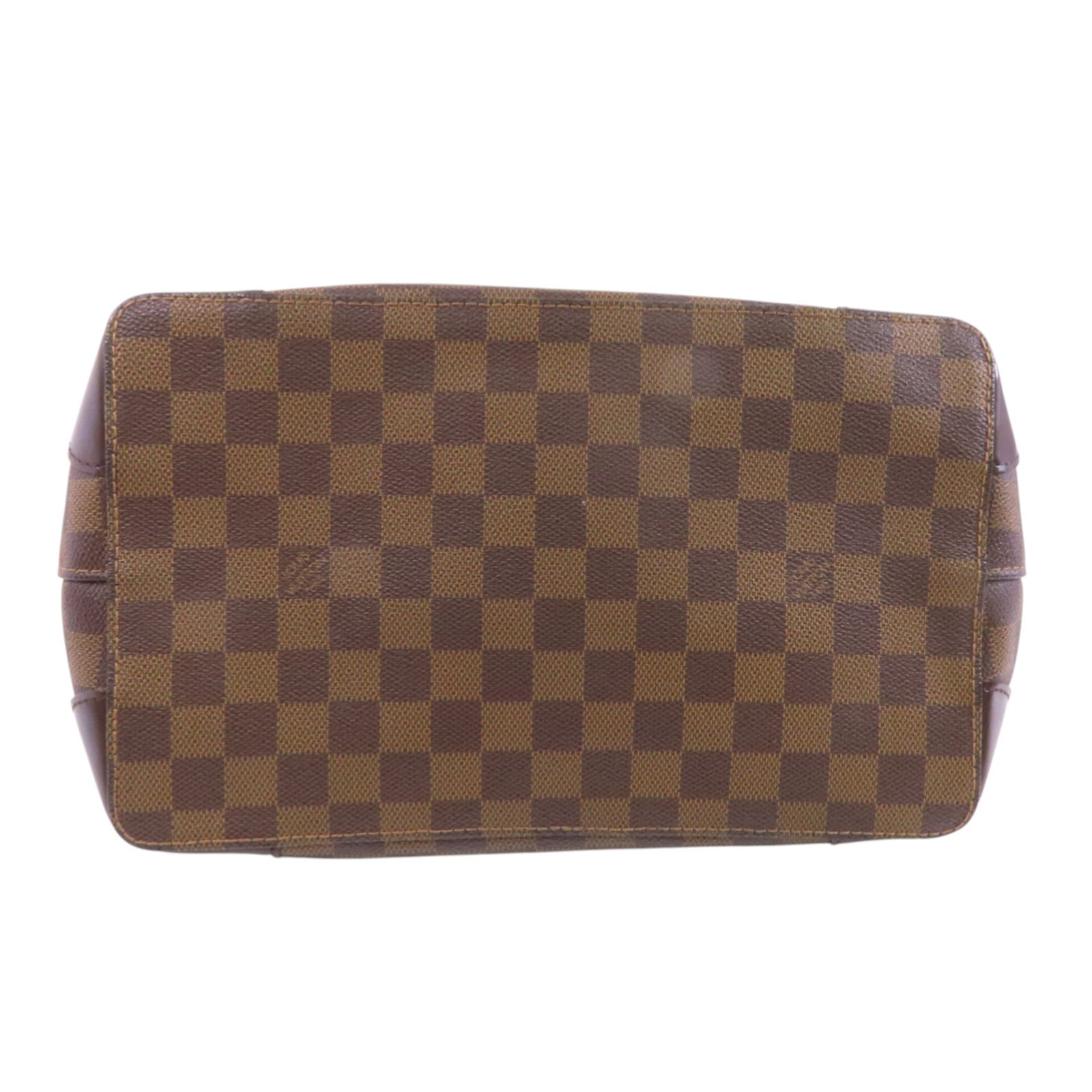 LOUIS VUITTON Damier Ebene Hampstead PM金扣肩背袋