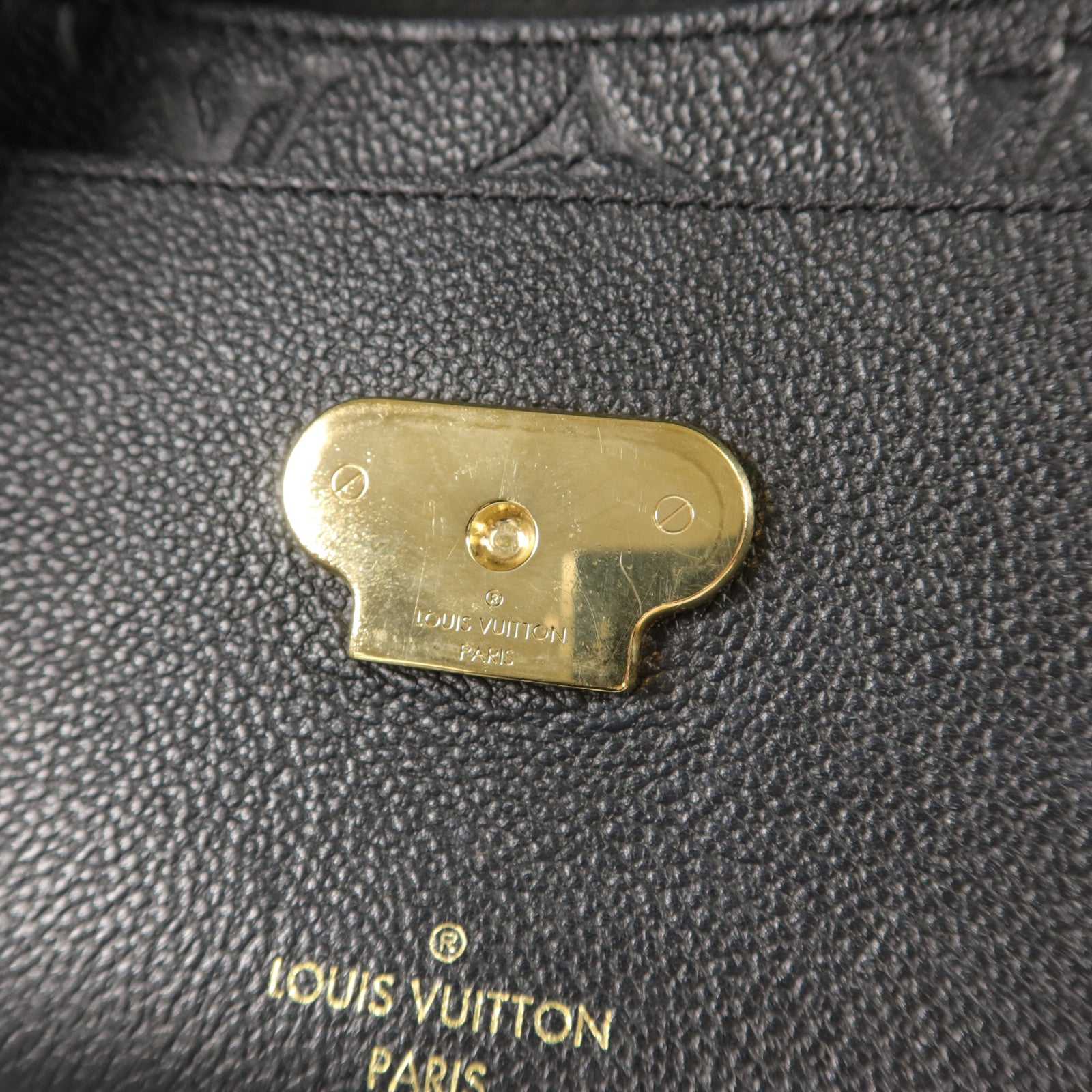 LOUIS VUITTON Monogram Empreinte Vavin BB鏈帶肩背袋