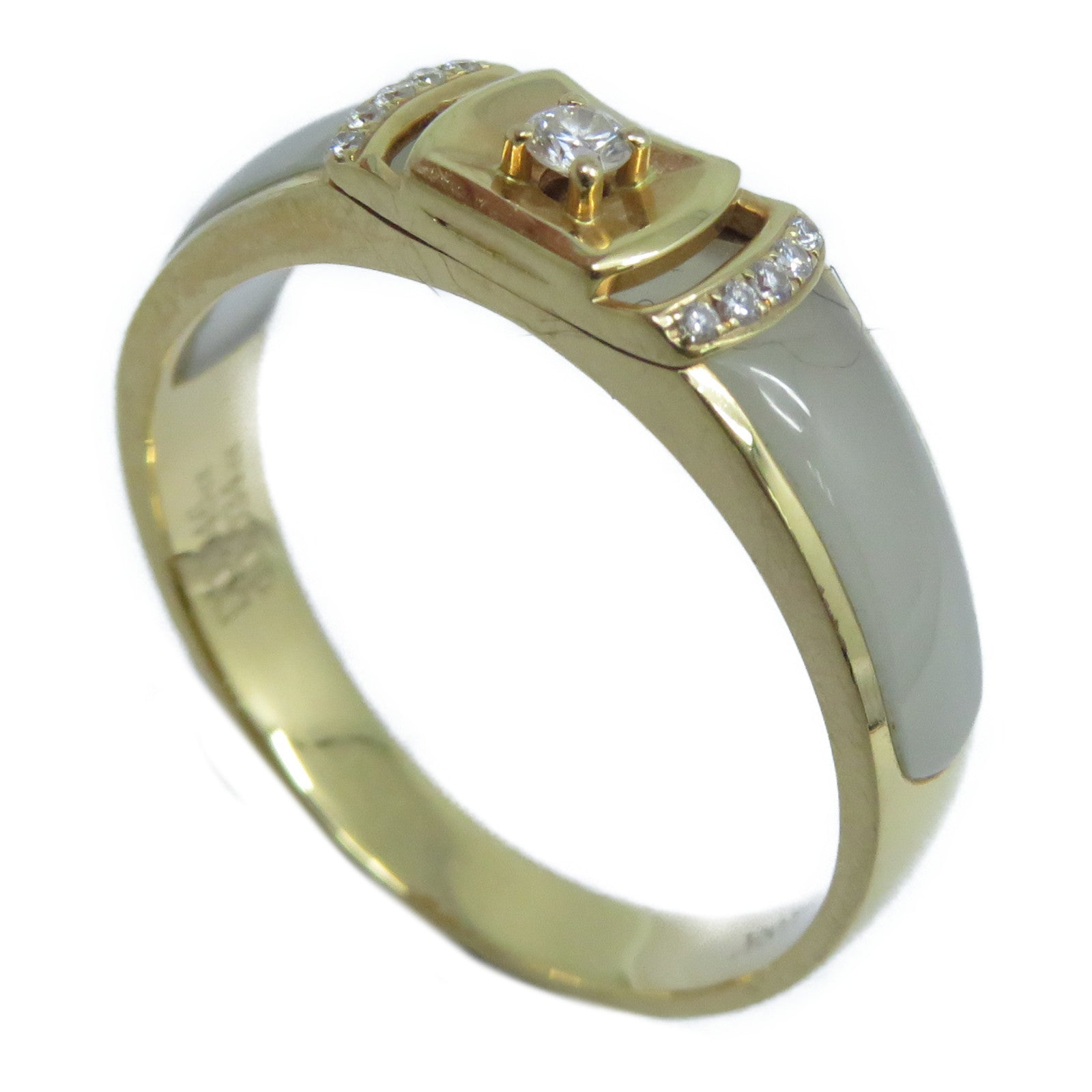 JEWELRY 【激減優惠】18K玫瑰金Diamond Ring 0.034/0.046ct鑽石戒指US#9.5