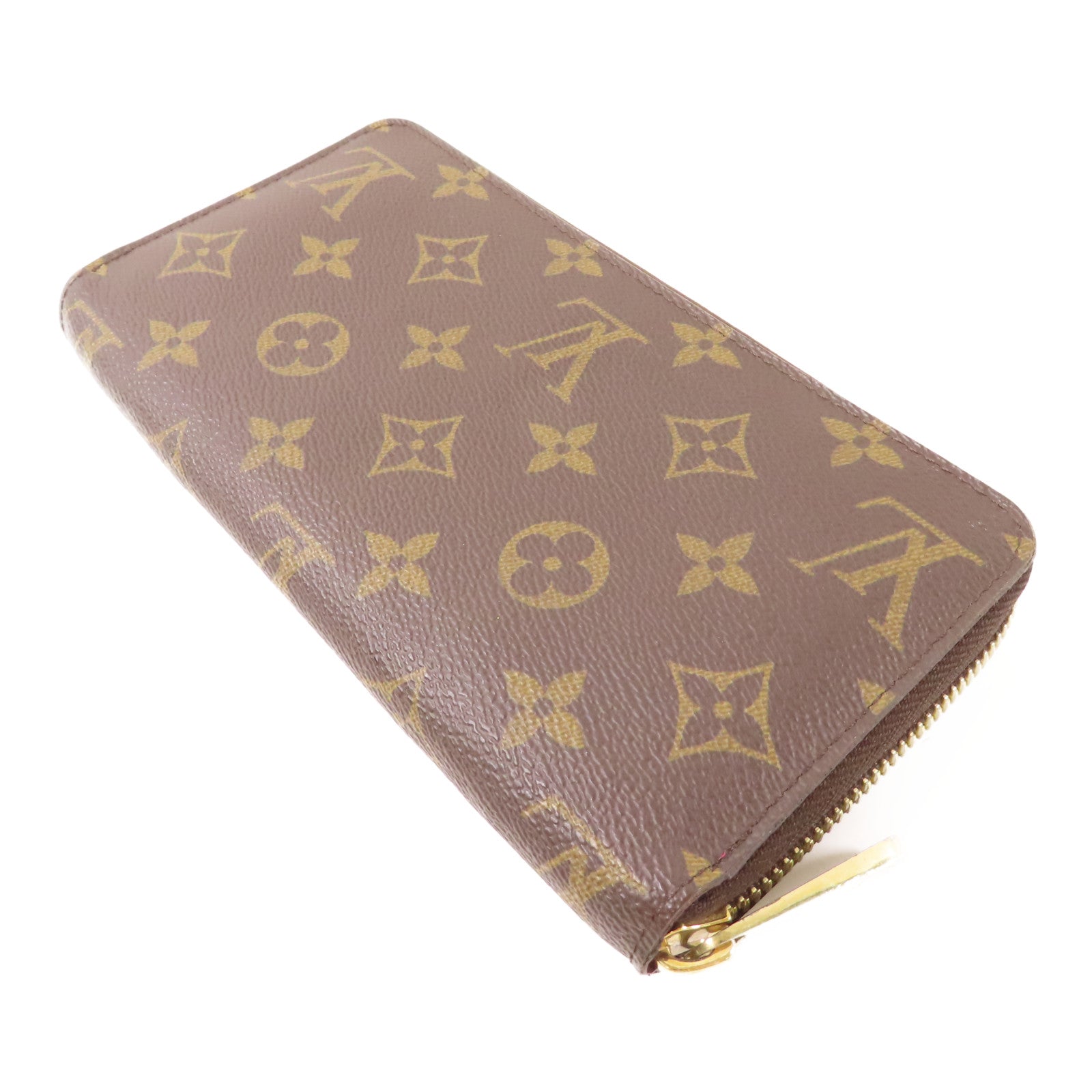LOUIS VUITTON Monogram Zipper Long Wallet金扣長錢包