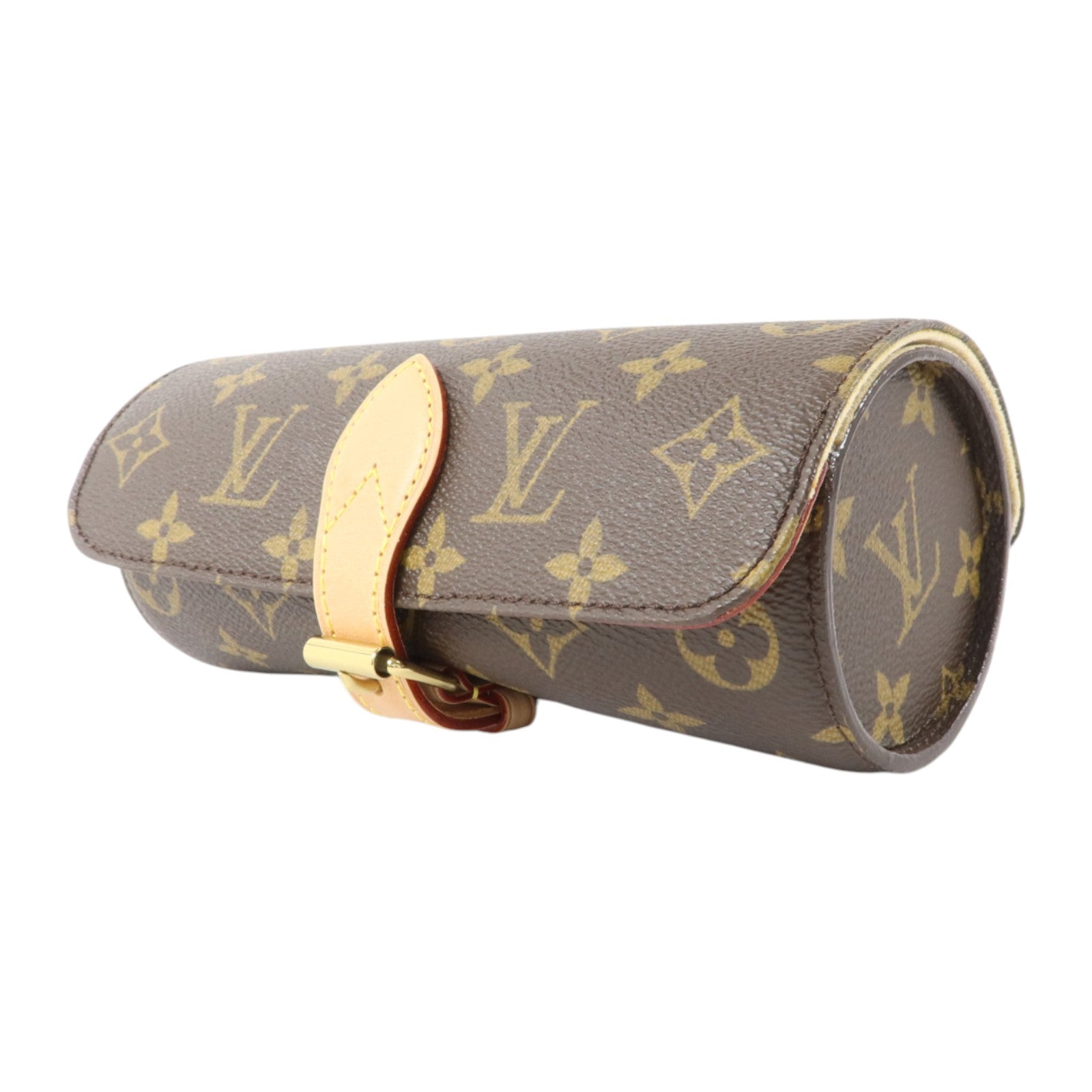 LOUIS VUITTON Monogram Watch Case金扣手錶裝飾盒