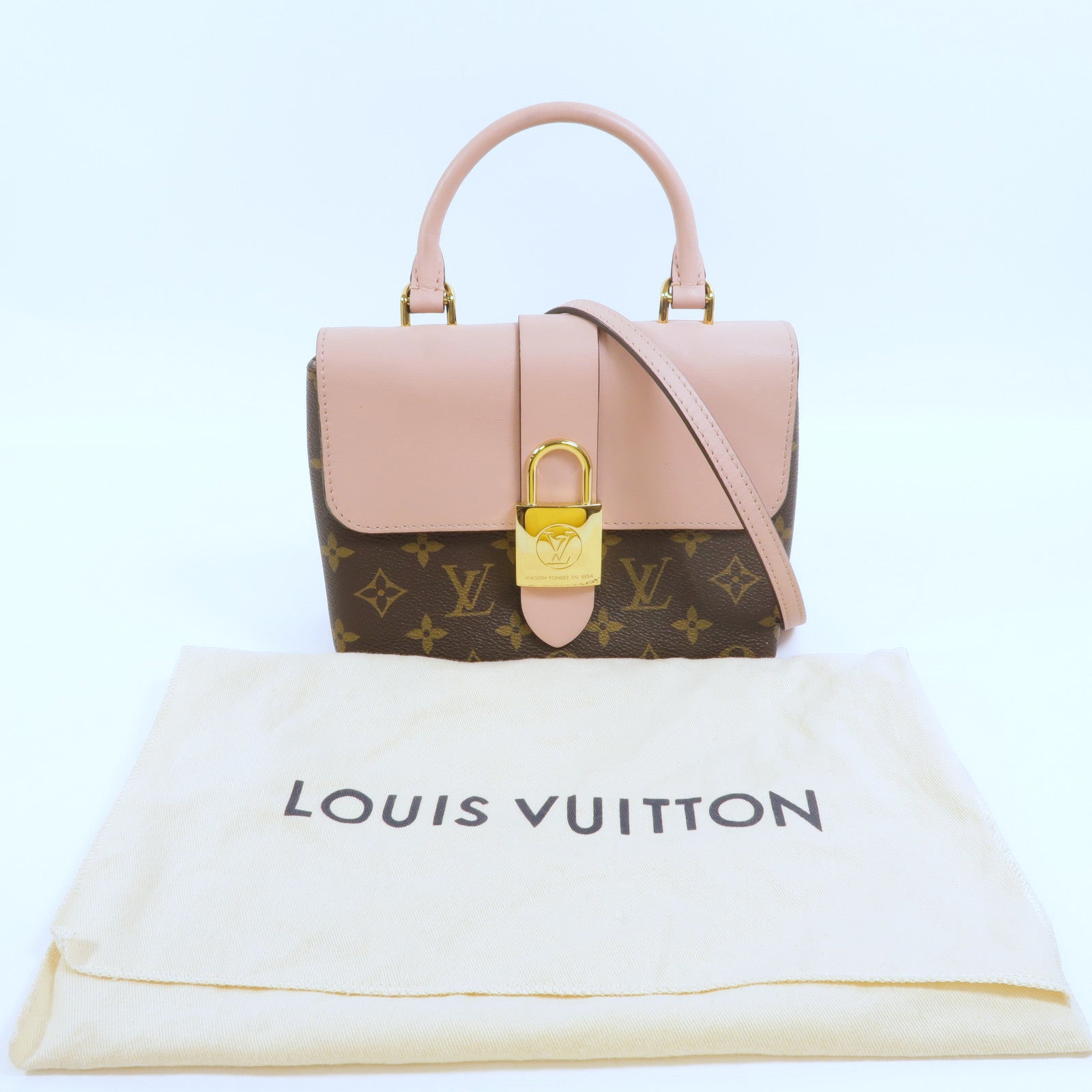 LOUIS VUITTON Monogram Locky BB手挽肩背兩用袋