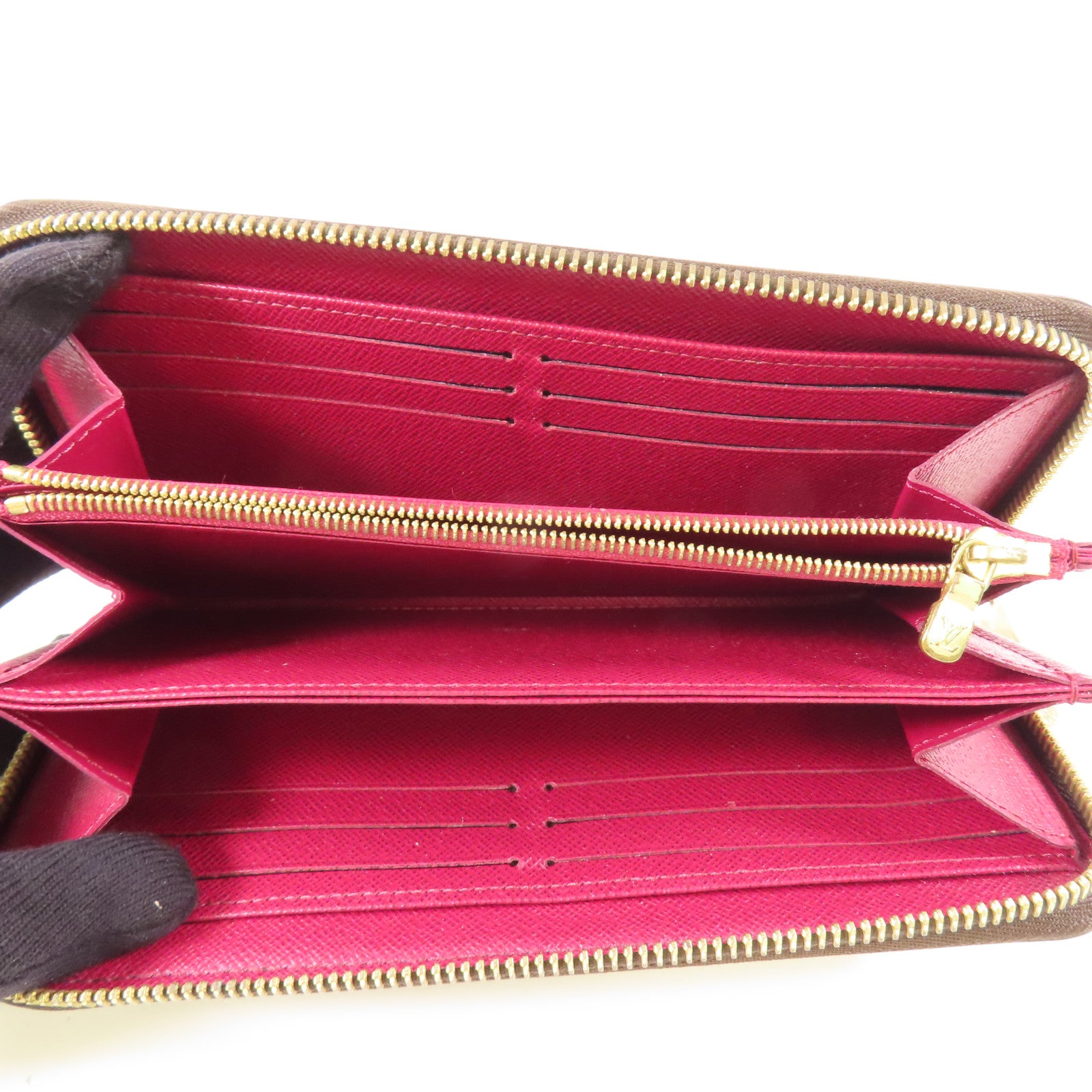 LOUIS VUITTON Monogram Zipper Long Wallet金扣長錢包