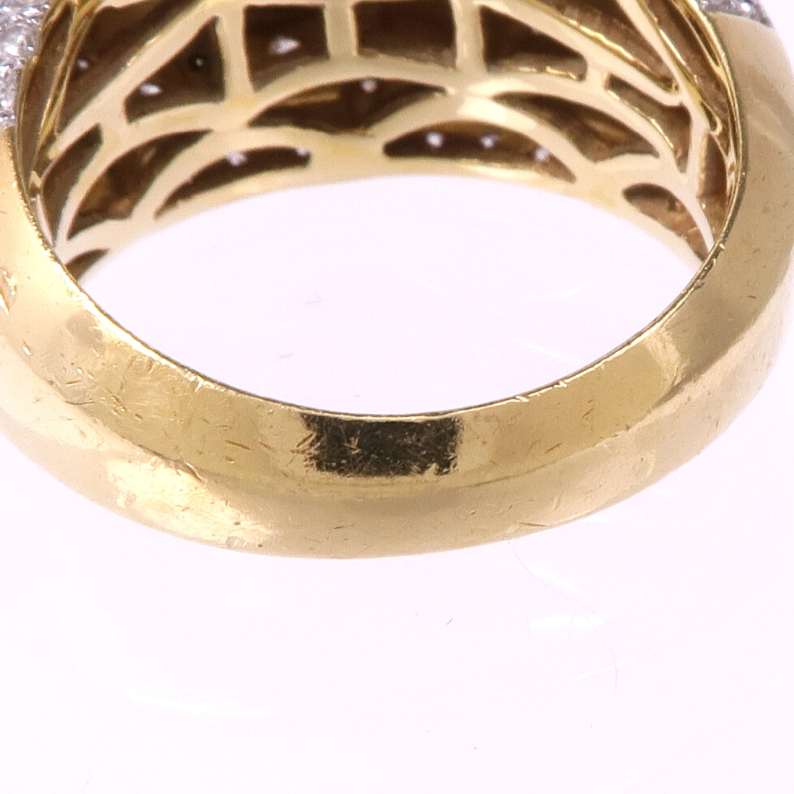 JEWELRY 【激減優惠】18K黃金/白金Diamond Ring鑽石戒指US#6.75
