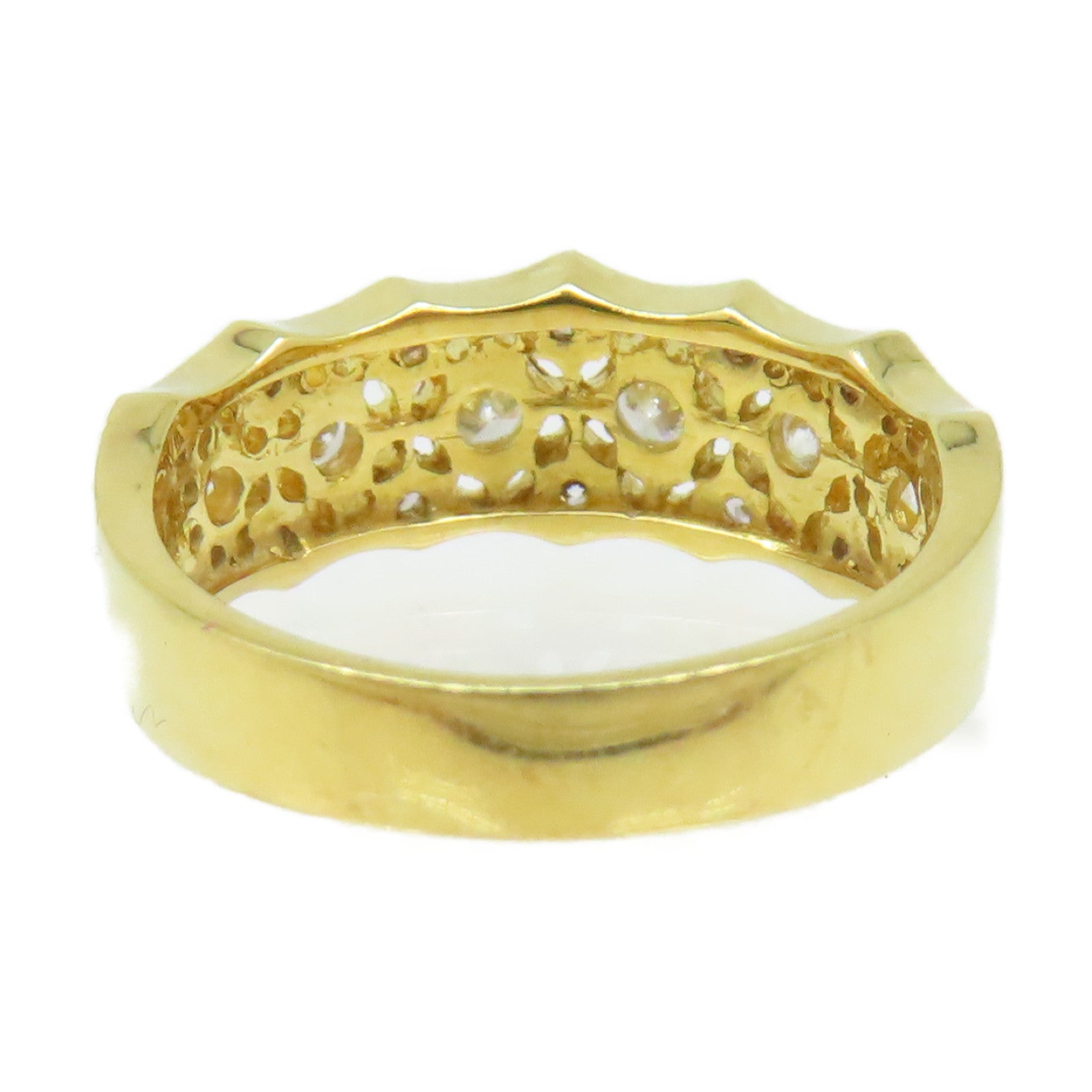 JEWELRY 【激減優惠】18K黃金/鑽石Diamond Ring戒指US#5.25