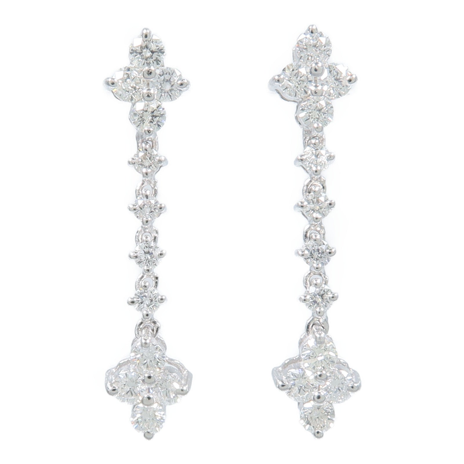 JEWELRY 18K白金Diamond Earring鑽石耳環