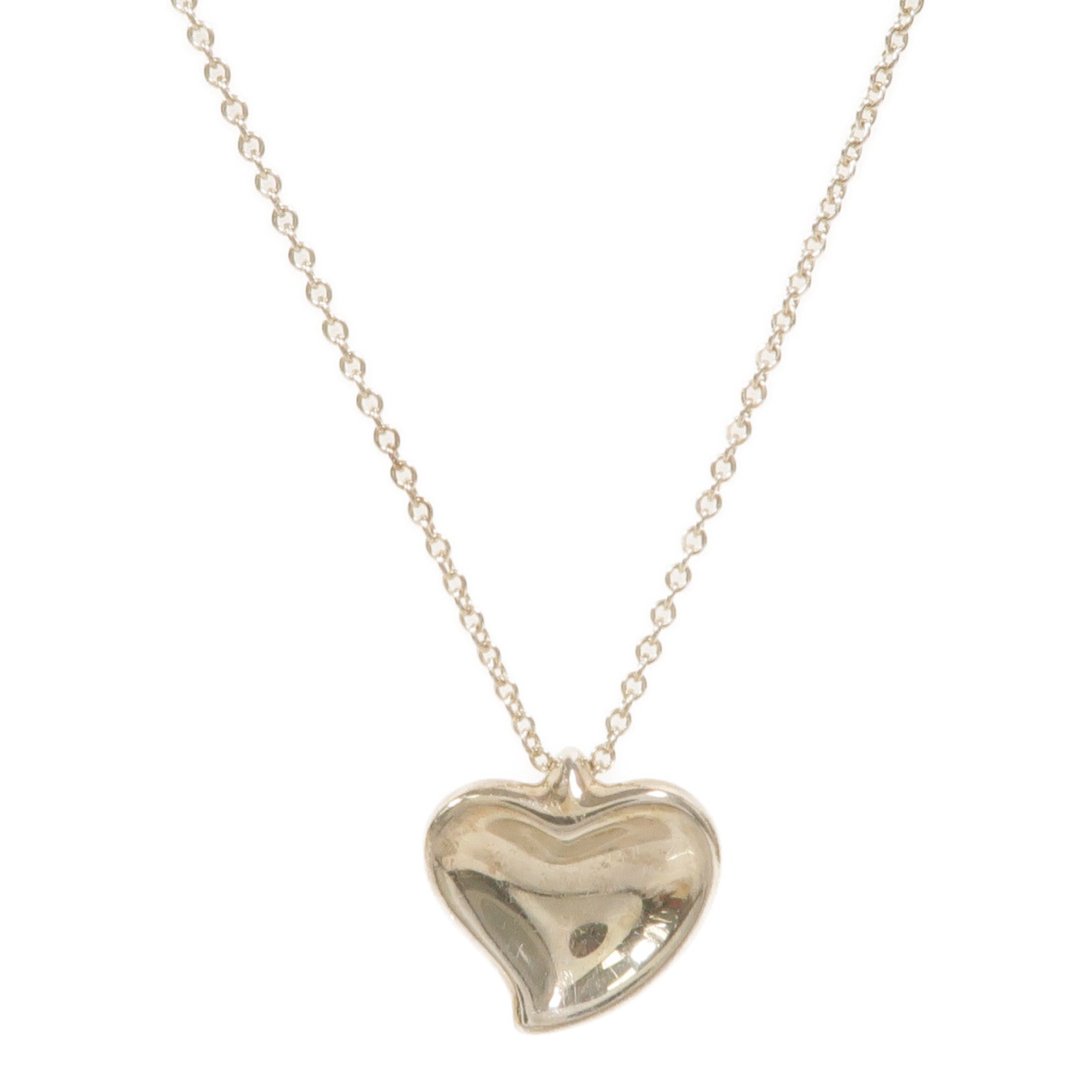 TIFFANY＆CO 【激減優惠】925純銀Elsa Peretti Full Heart Necklace項鍊