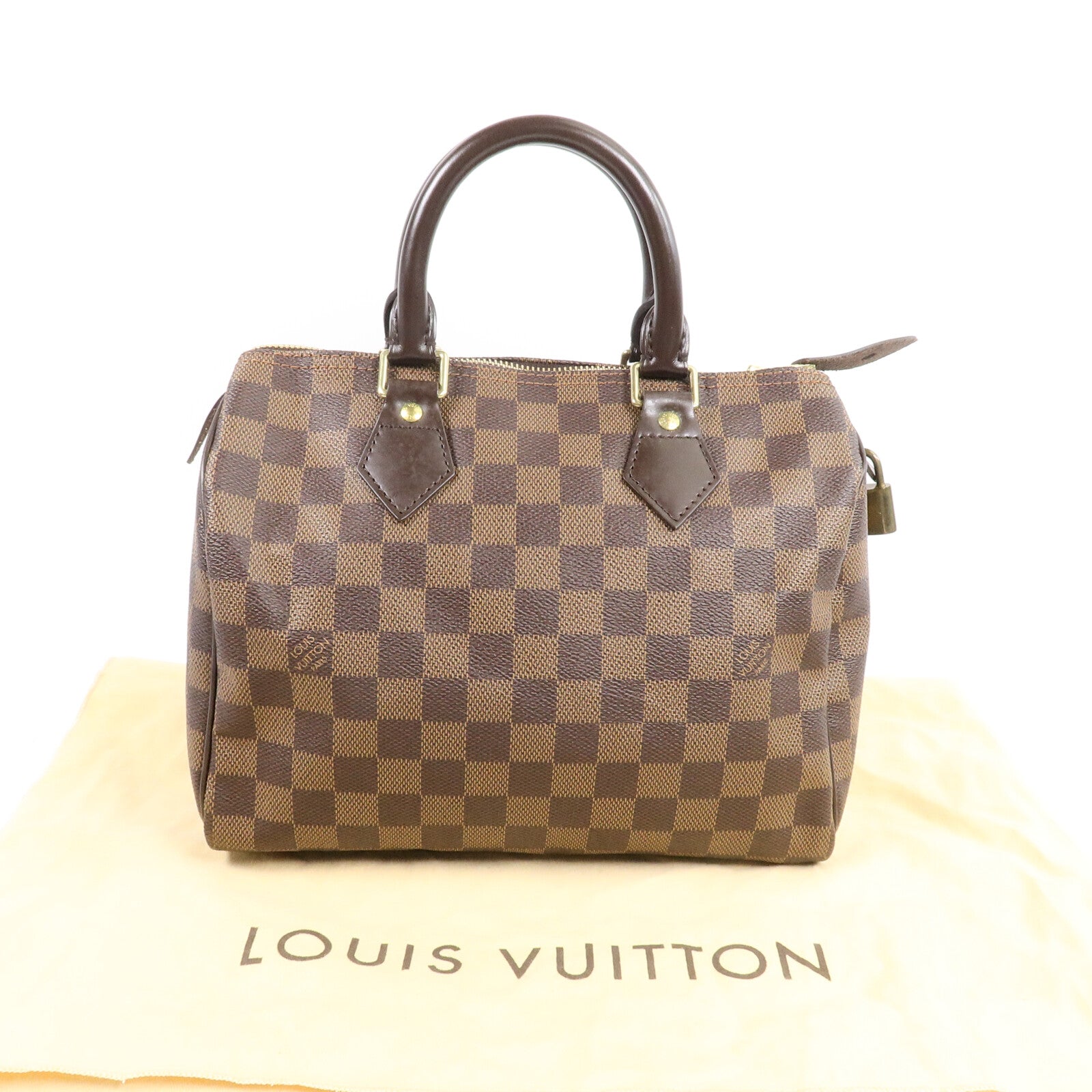 LOUIS VUITTON Damier Speedy 25手挽袋