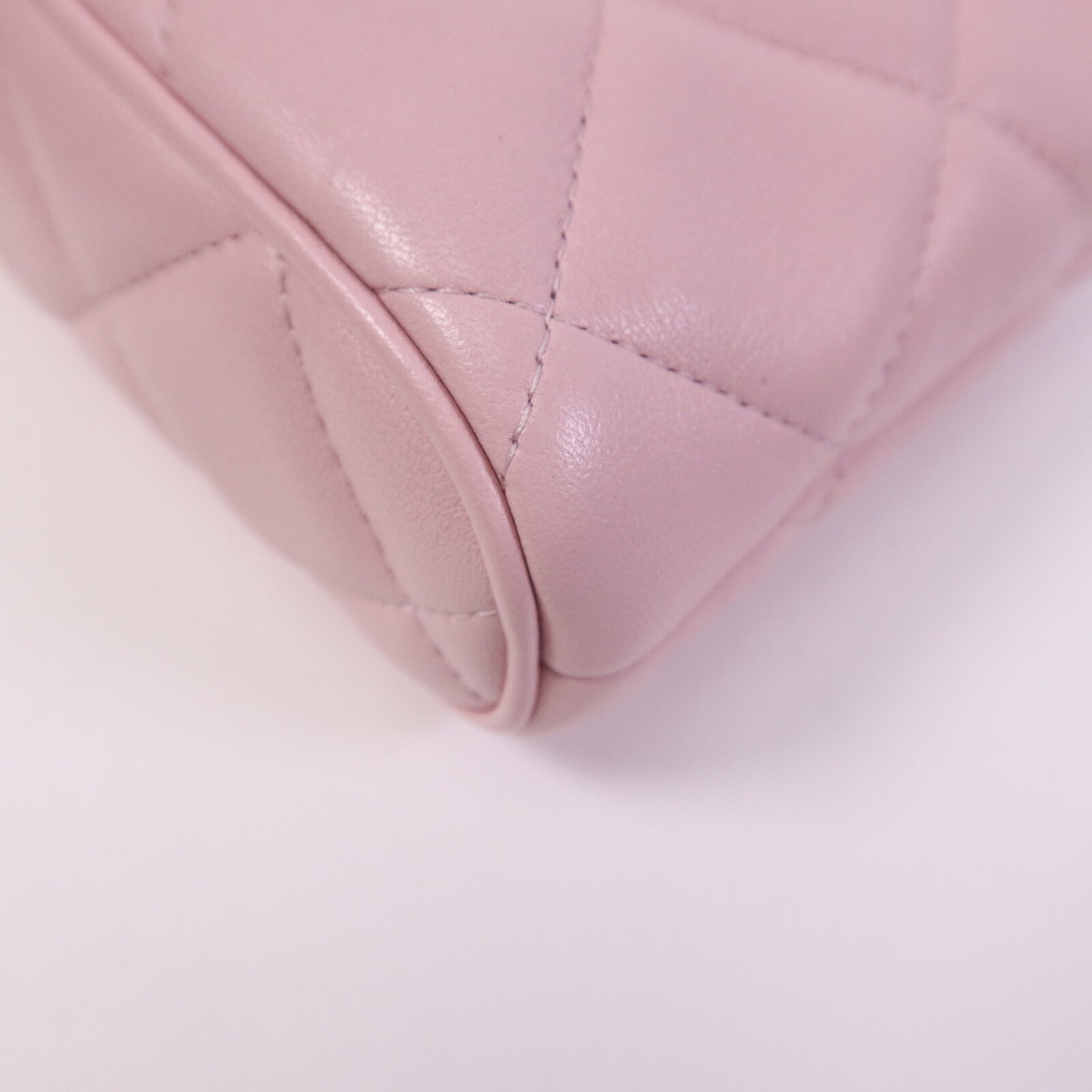 CHANEL 羊皮皮革Shoulder Bag金扣鏈帶肩背袋