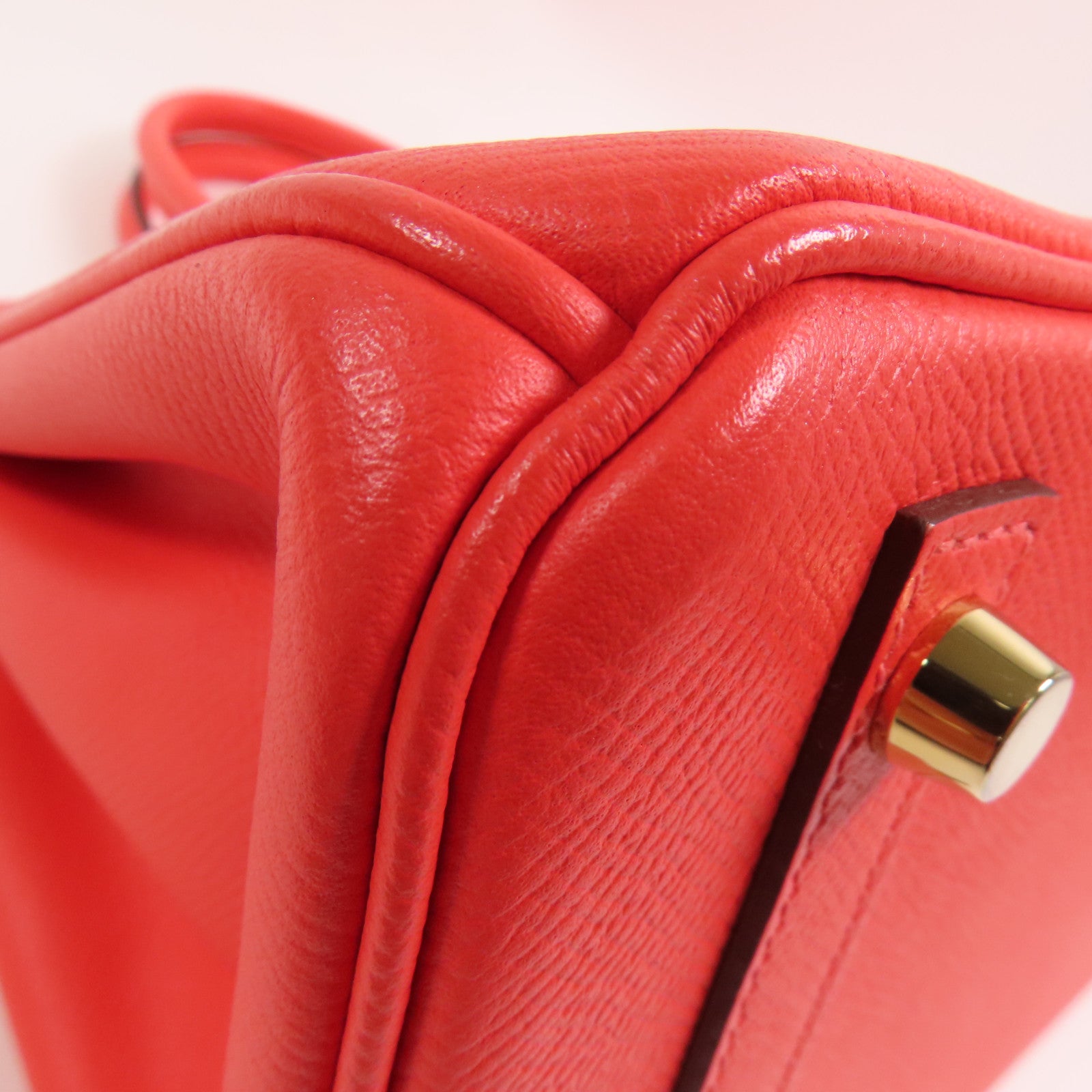 HERMES Epsom皮革Birkin 30金扣手挽袋Rose Jaipur