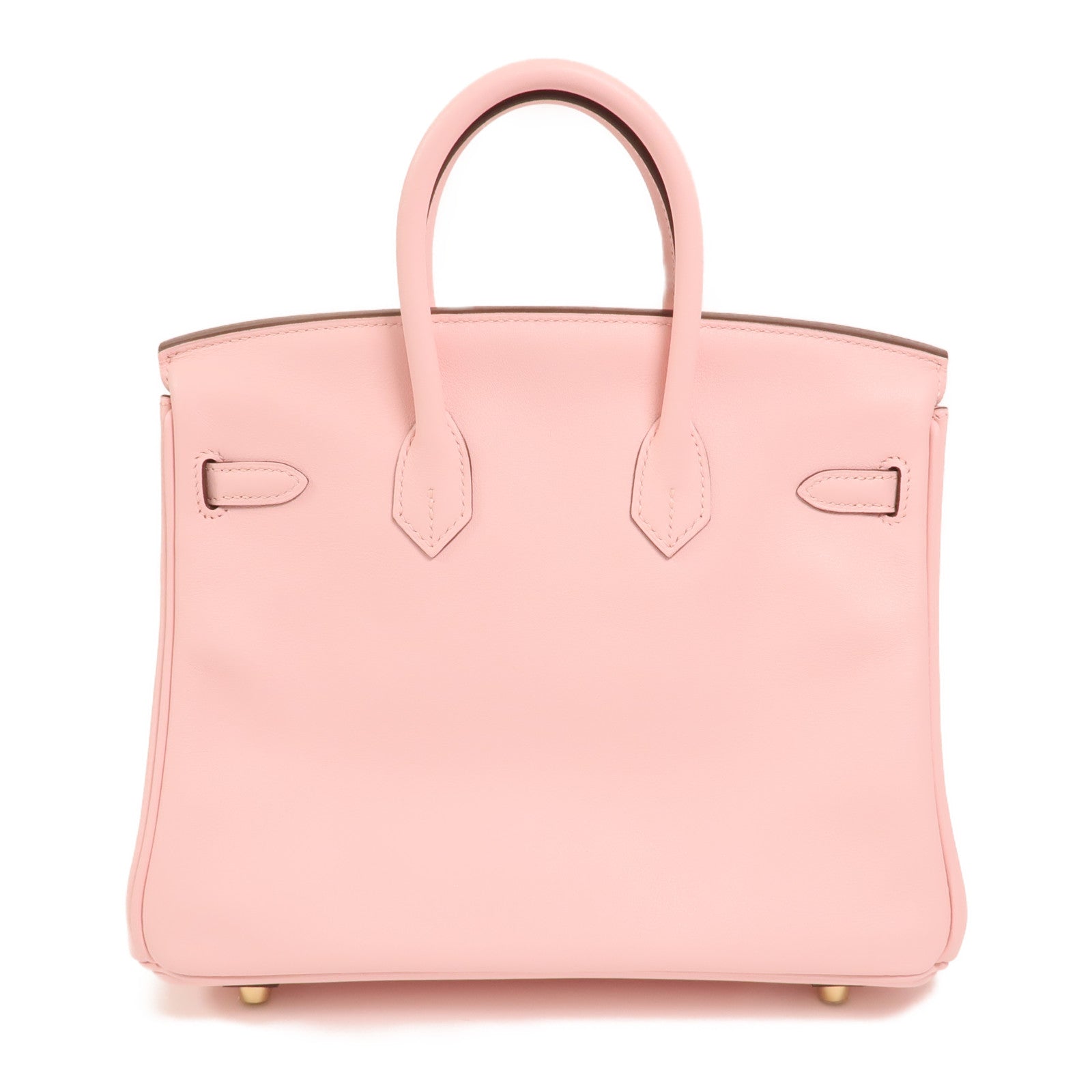 HERMES Swift皮革Birkin 25金扣手挽袋Rose Sakura