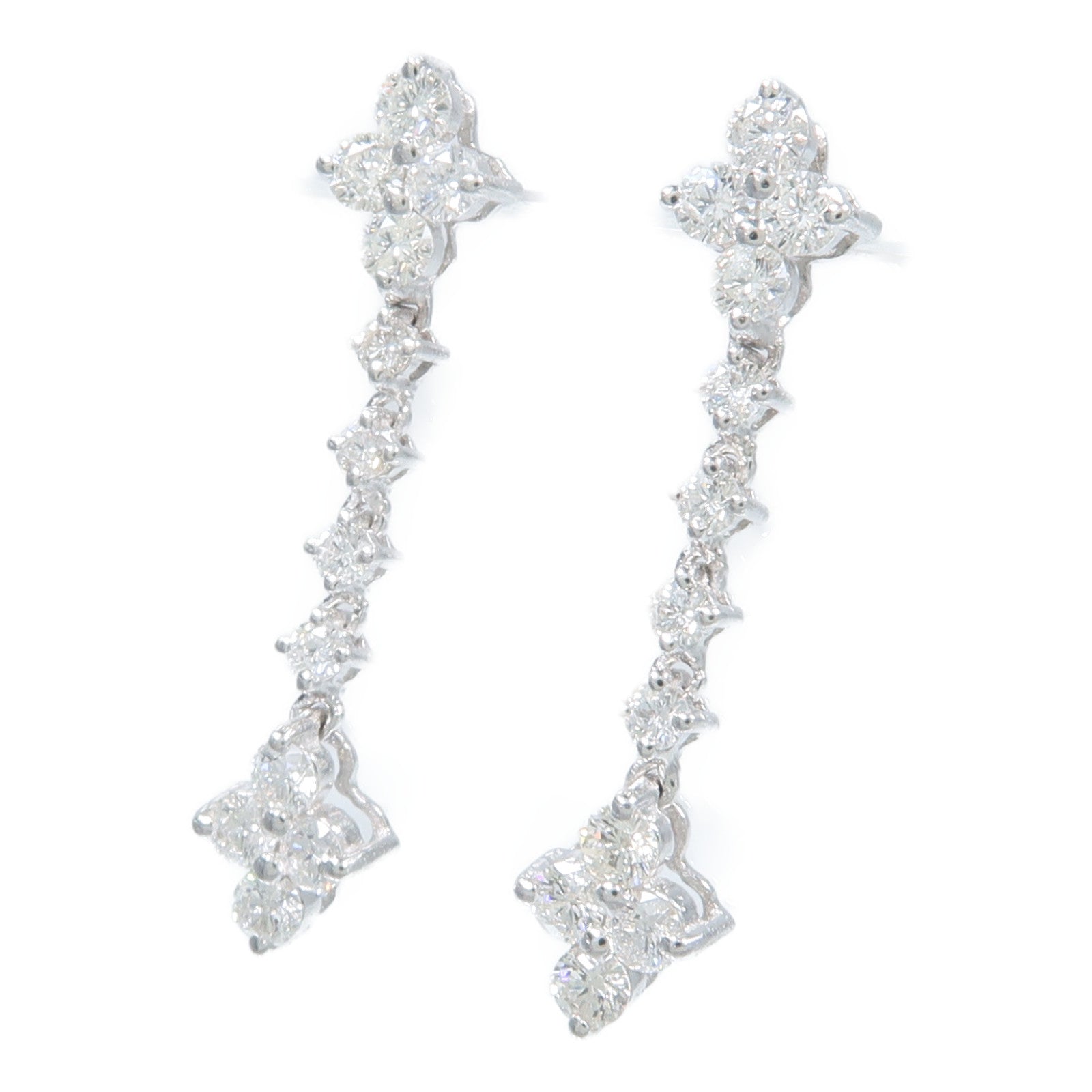 JEWELRY 18K白金Diamond Earring鑽石耳環