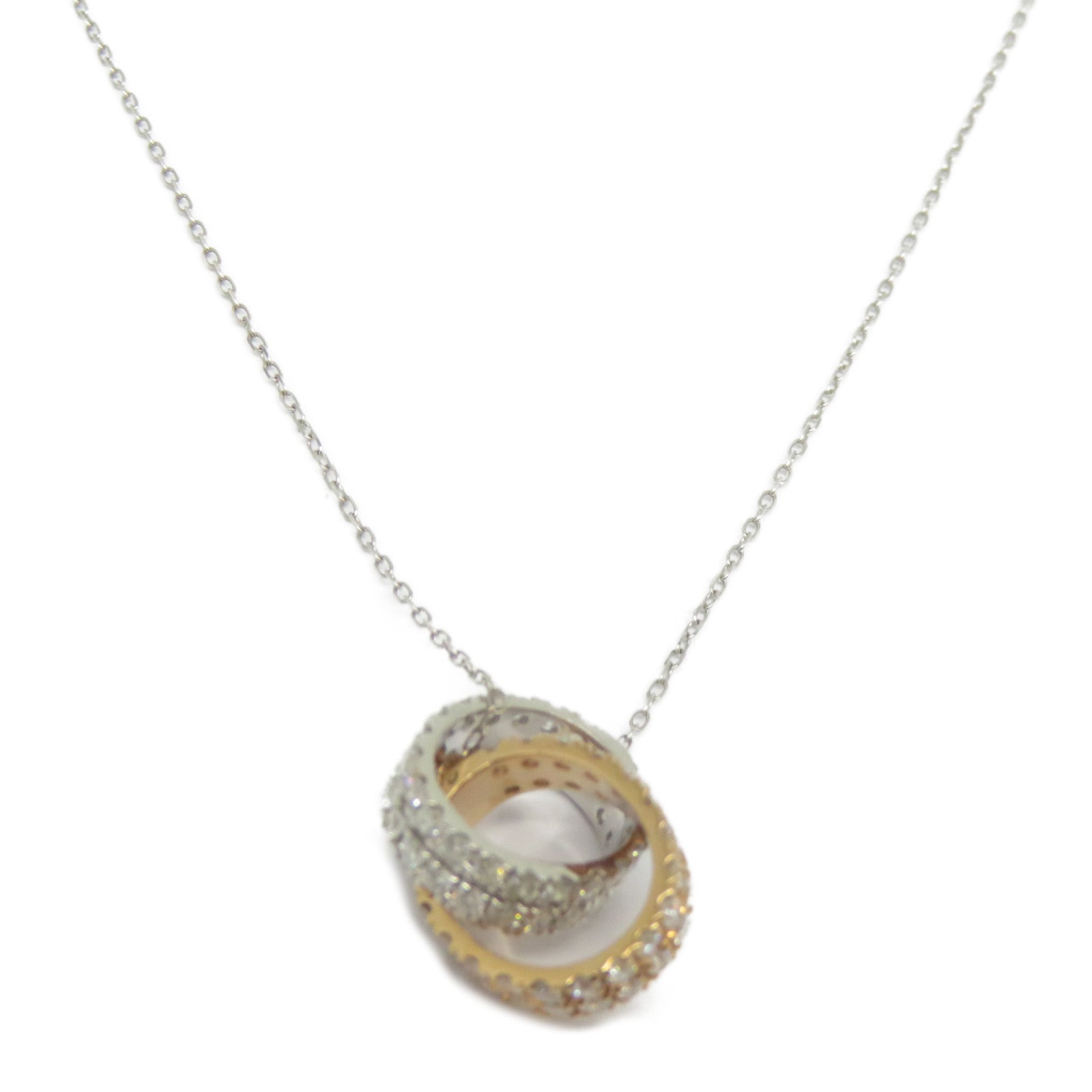 JEWELRY 【激減優惠】18K白金/玫瑰金Diamond Necklace 0.645ct鑽石項鍊