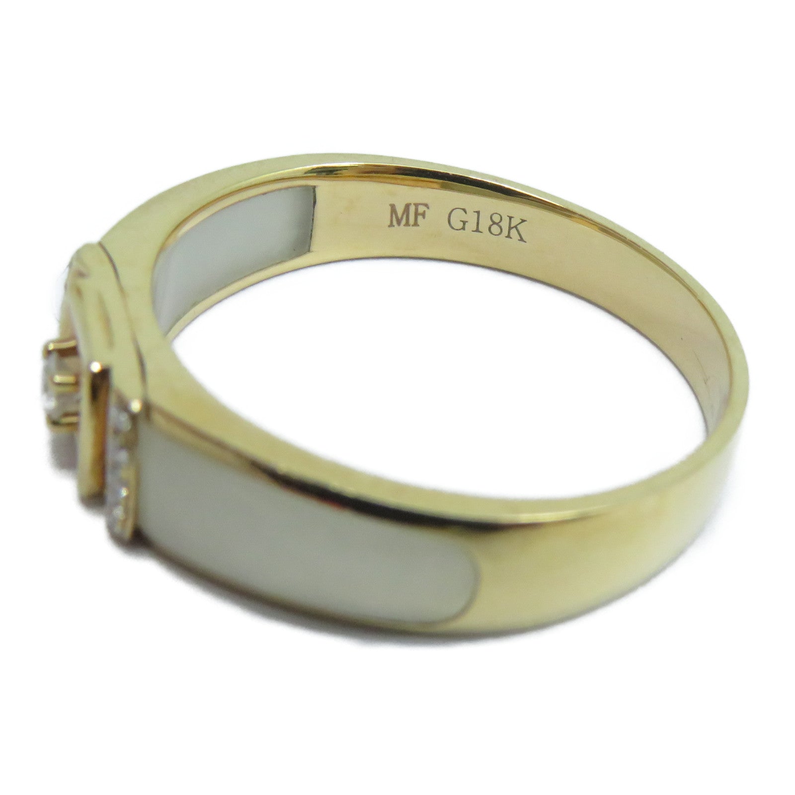 JEWELRY 【激減優惠】18K玫瑰金Diamond Ring 0.034/0.046ct鑽石戒指US#9.5
