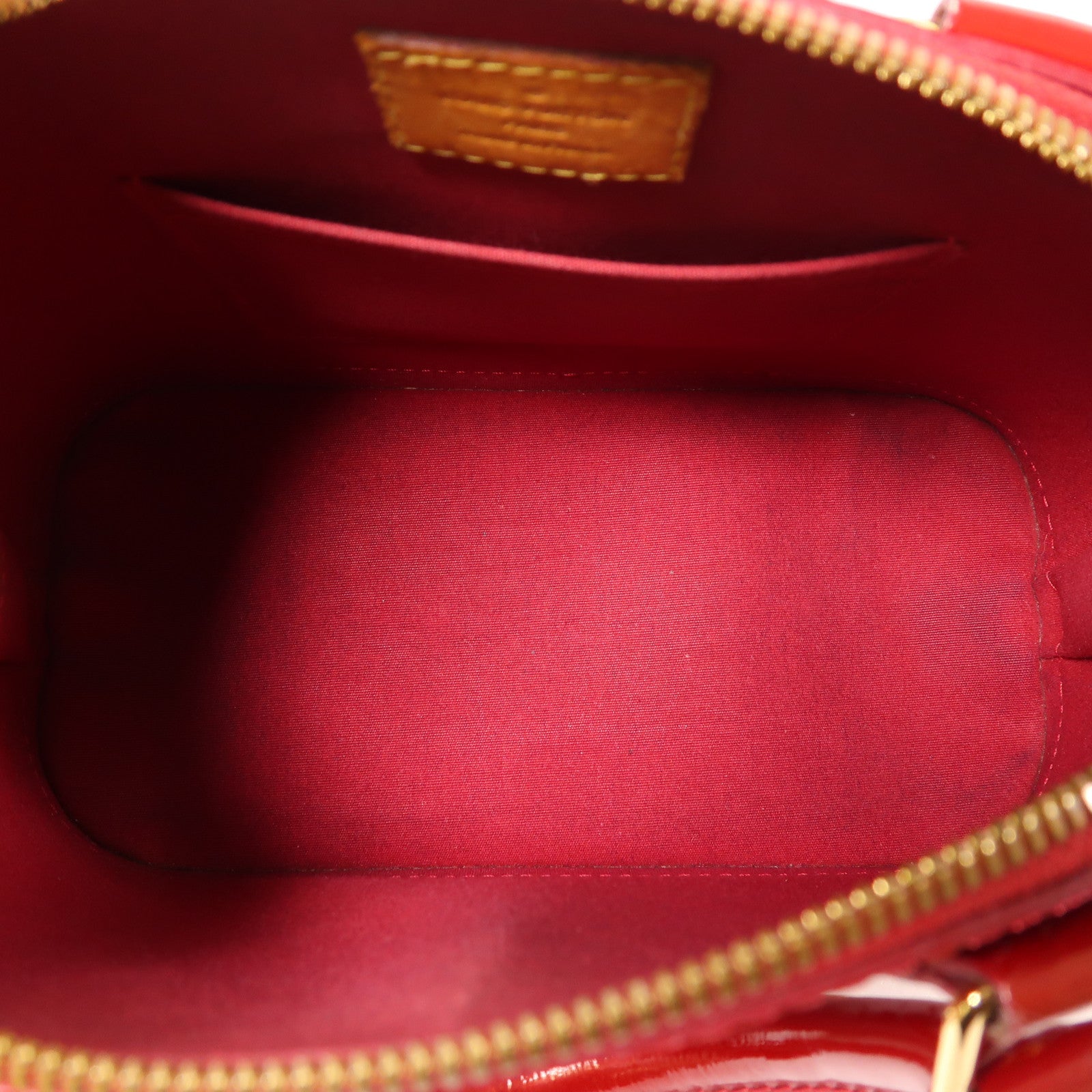 LOUIS VUITTON Monogram Vernis Alma BB金扣手挽肩背兩用袋