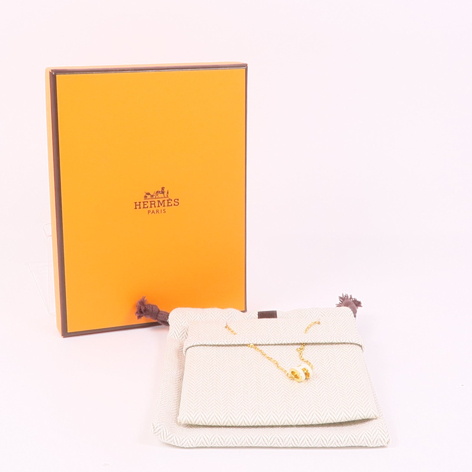 HERMES 金屬金Pop H Mini Necklace項鍊