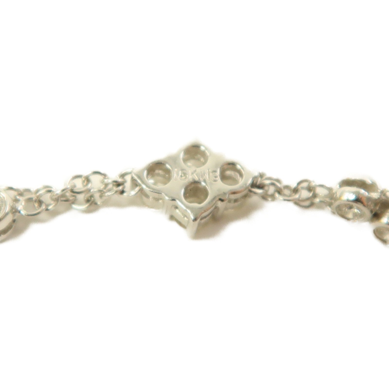 JEWELRY 18K白金Diamond Bracelet鑽石項鏈銀色/彩色