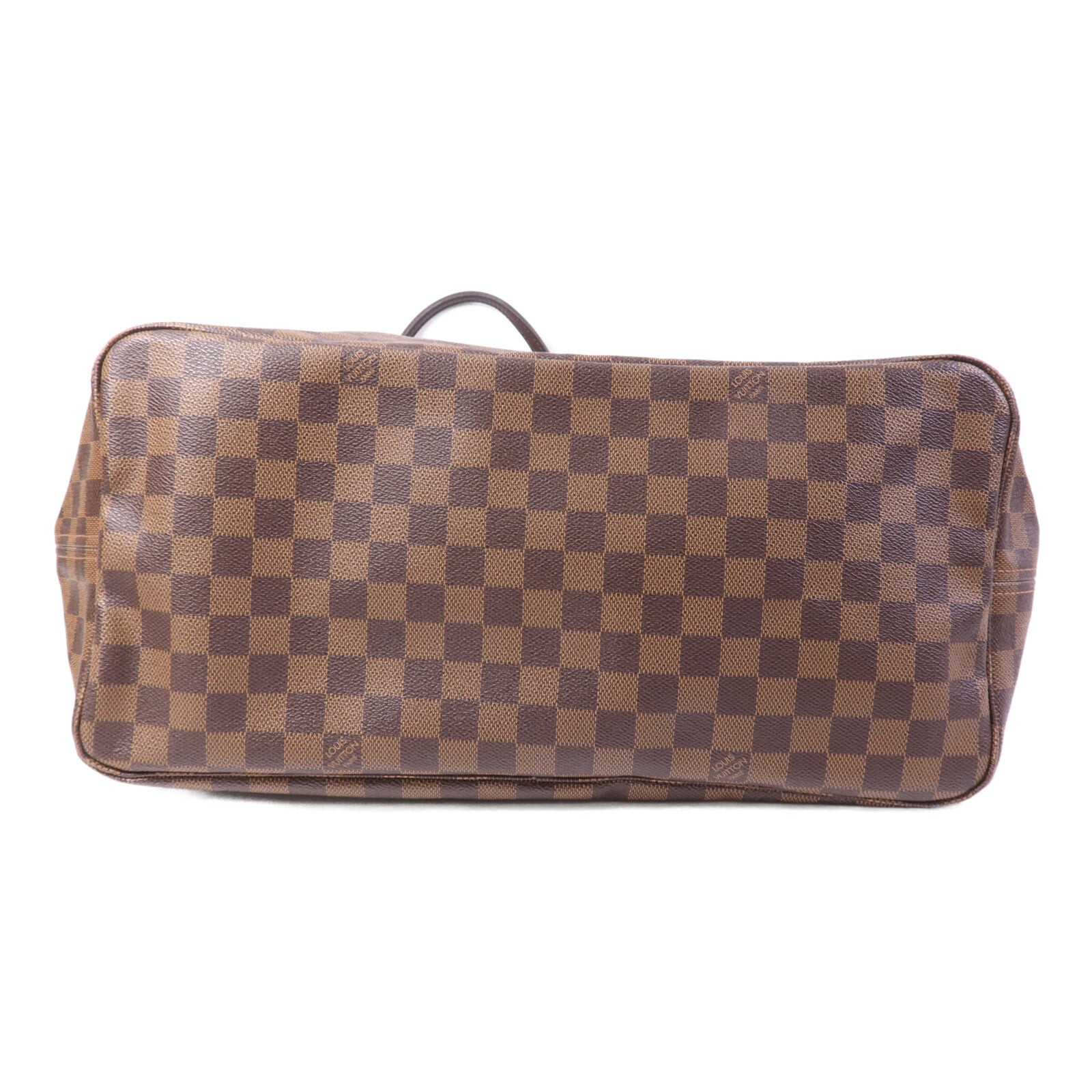 LOUIS VUITTON Damier Neverfull GM金扣肩背袋