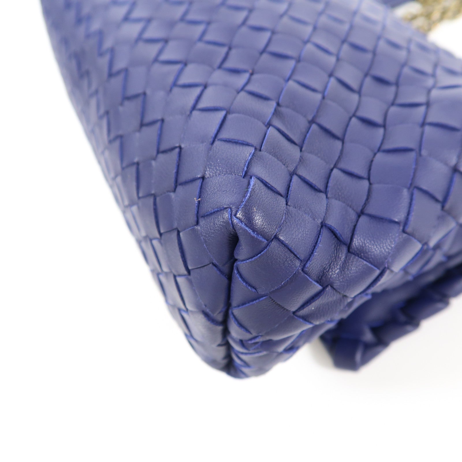 BOTTEGA VENETA 牛皮皮革Chain Shoulder金扣鏈帶肩背袋