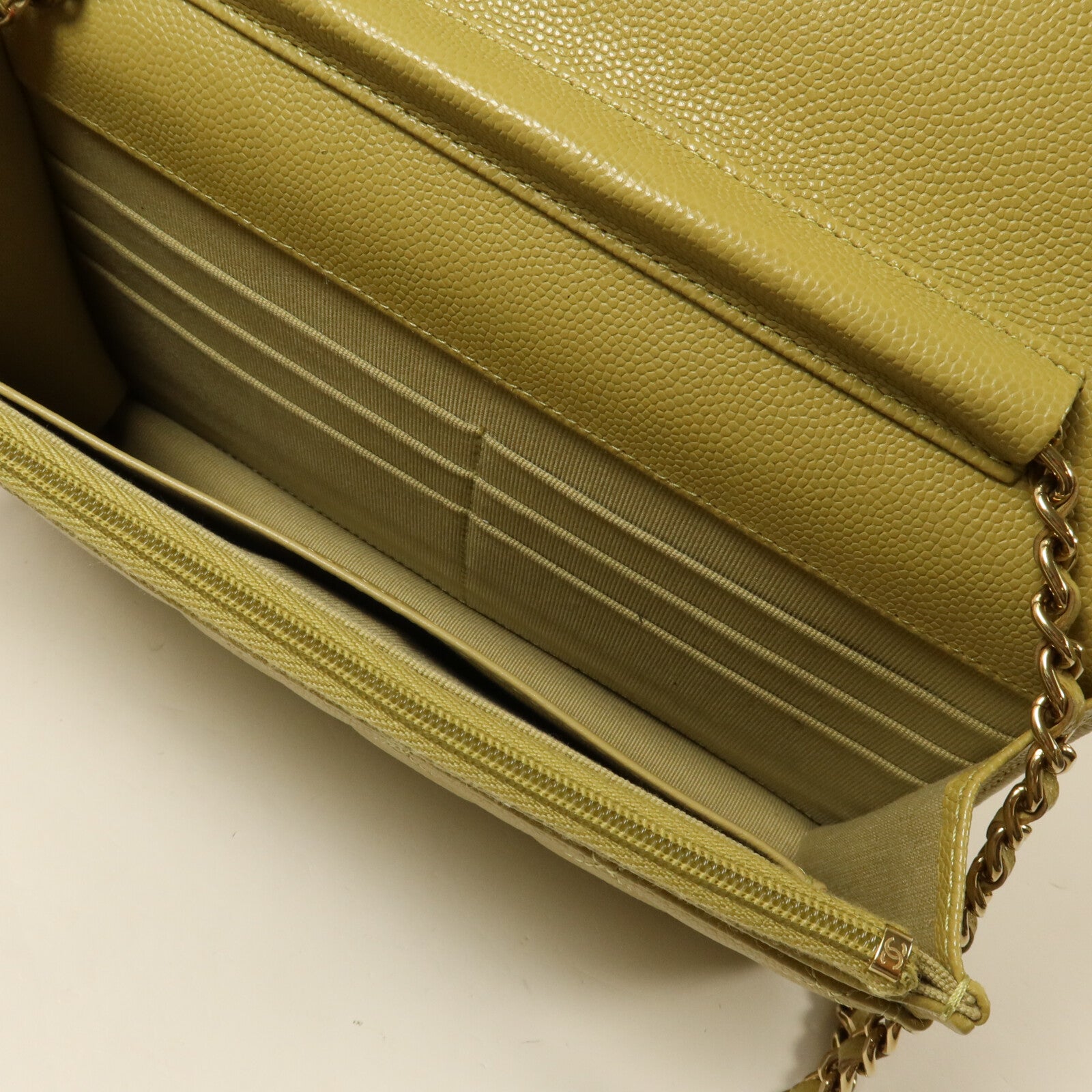 CHANEL 牛皮皮革Wallet On Chain鏈帶肩背袋