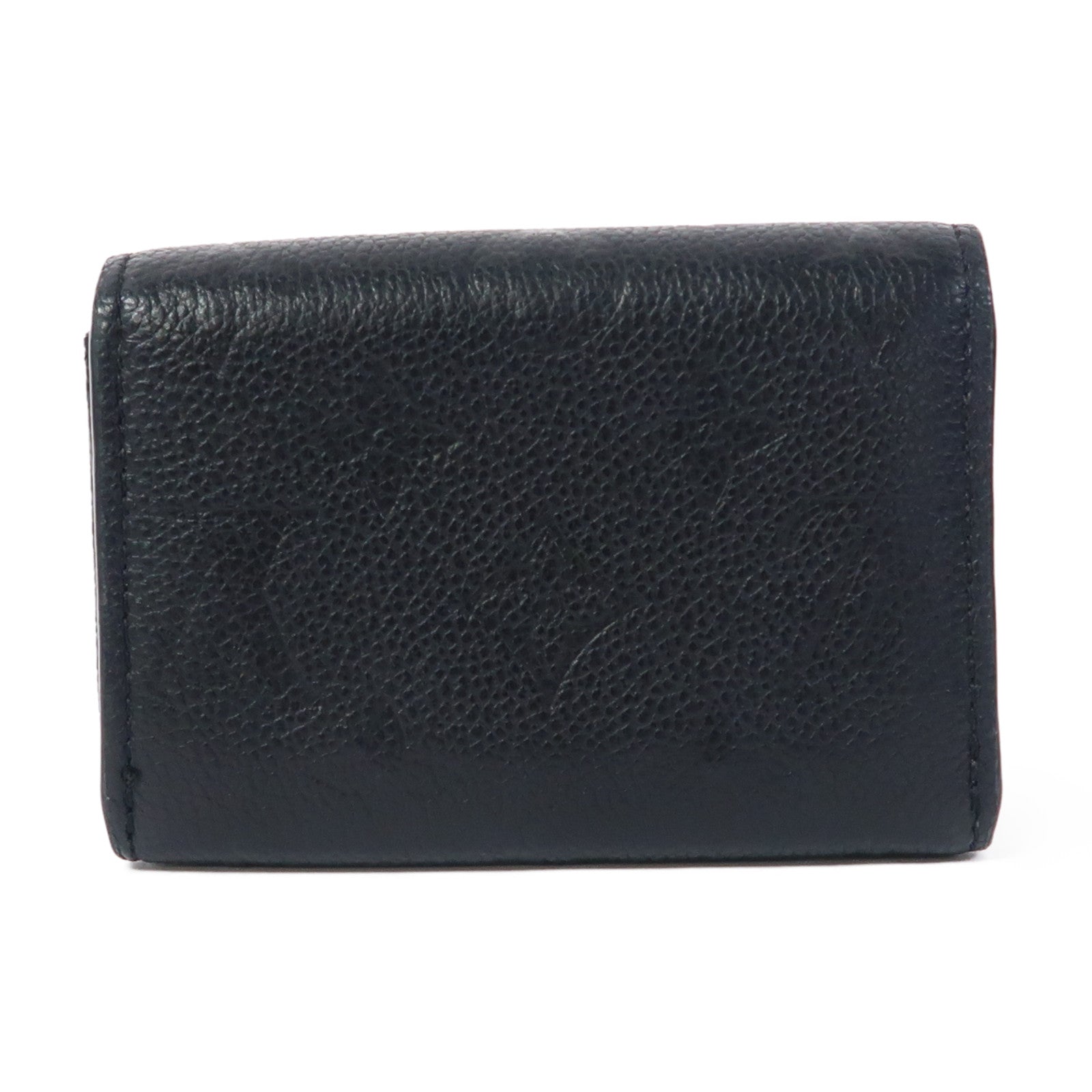 LOUIS VUITTON Monogram Empreinte Rosalie金扣零錢包黑色