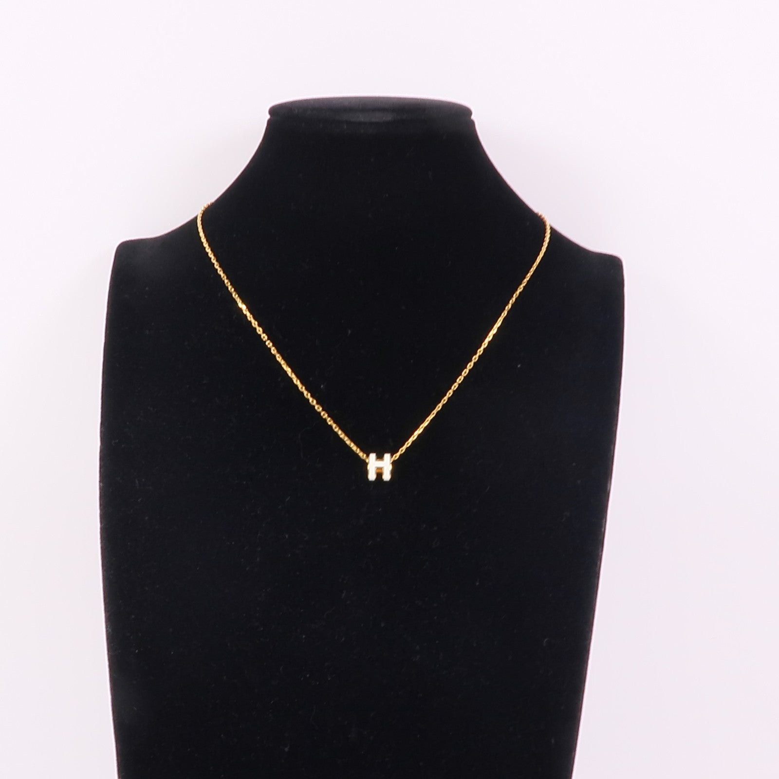 HERMES 金屬金Pop H Mini Necklace項鍊