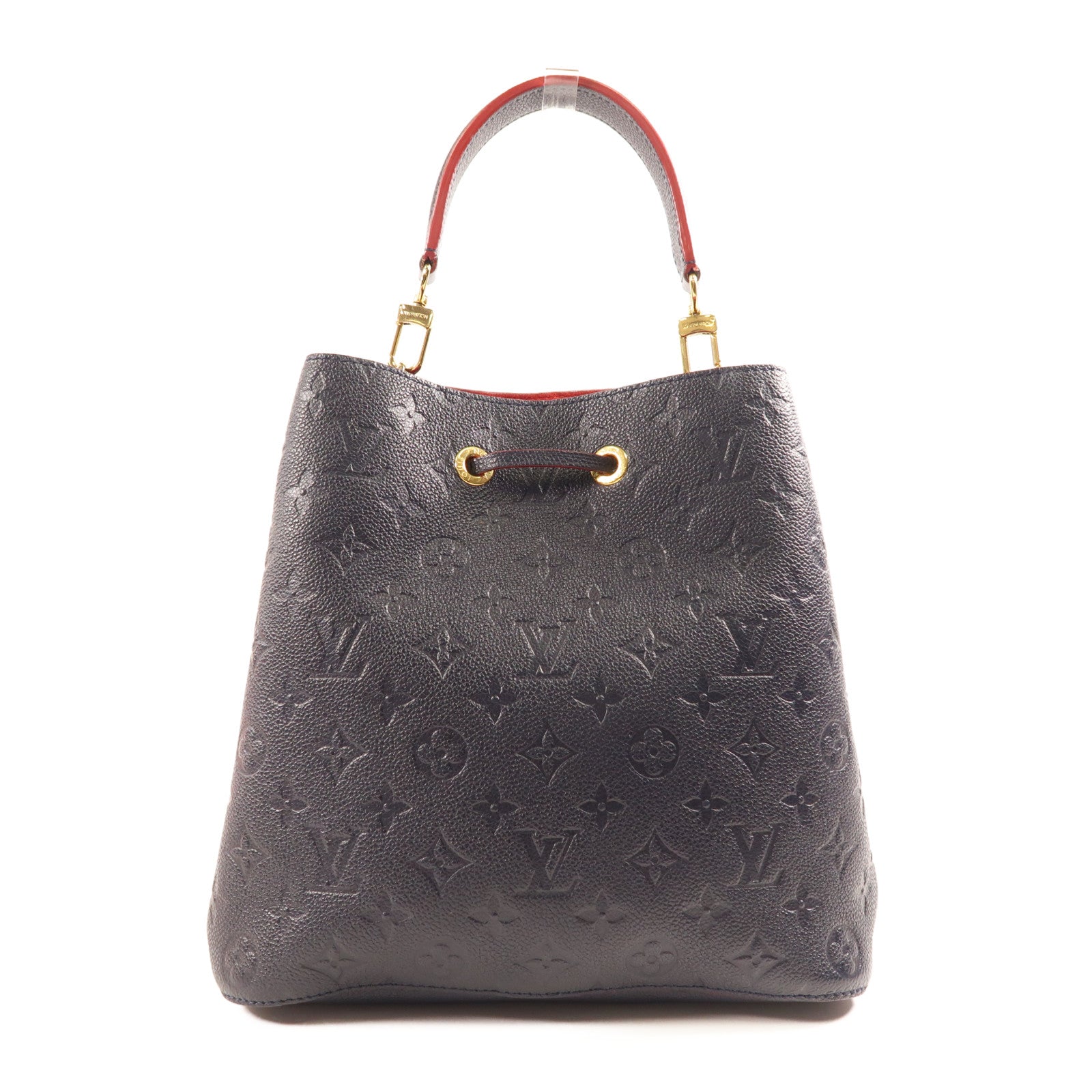 LOUIS VUITTON Monogram Empreinte Neo Noe MM金扣手挽肩背兩用袋