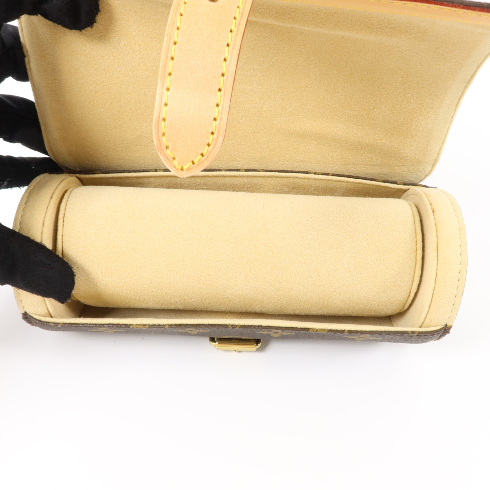 LOUIS VUITTON Monogram Watch Case金扣手錶裝飾盒