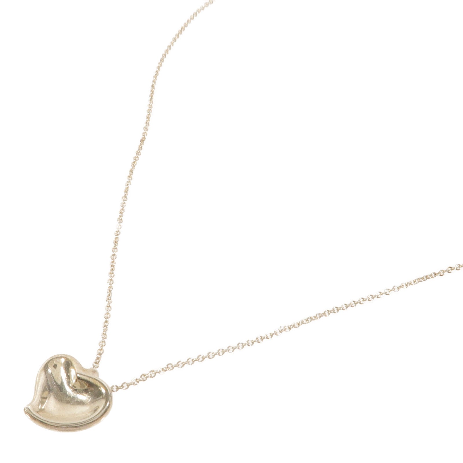 TIFFANY＆CO 【激減優惠】925純銀Elsa Peretti Full Heart Necklace項鍊