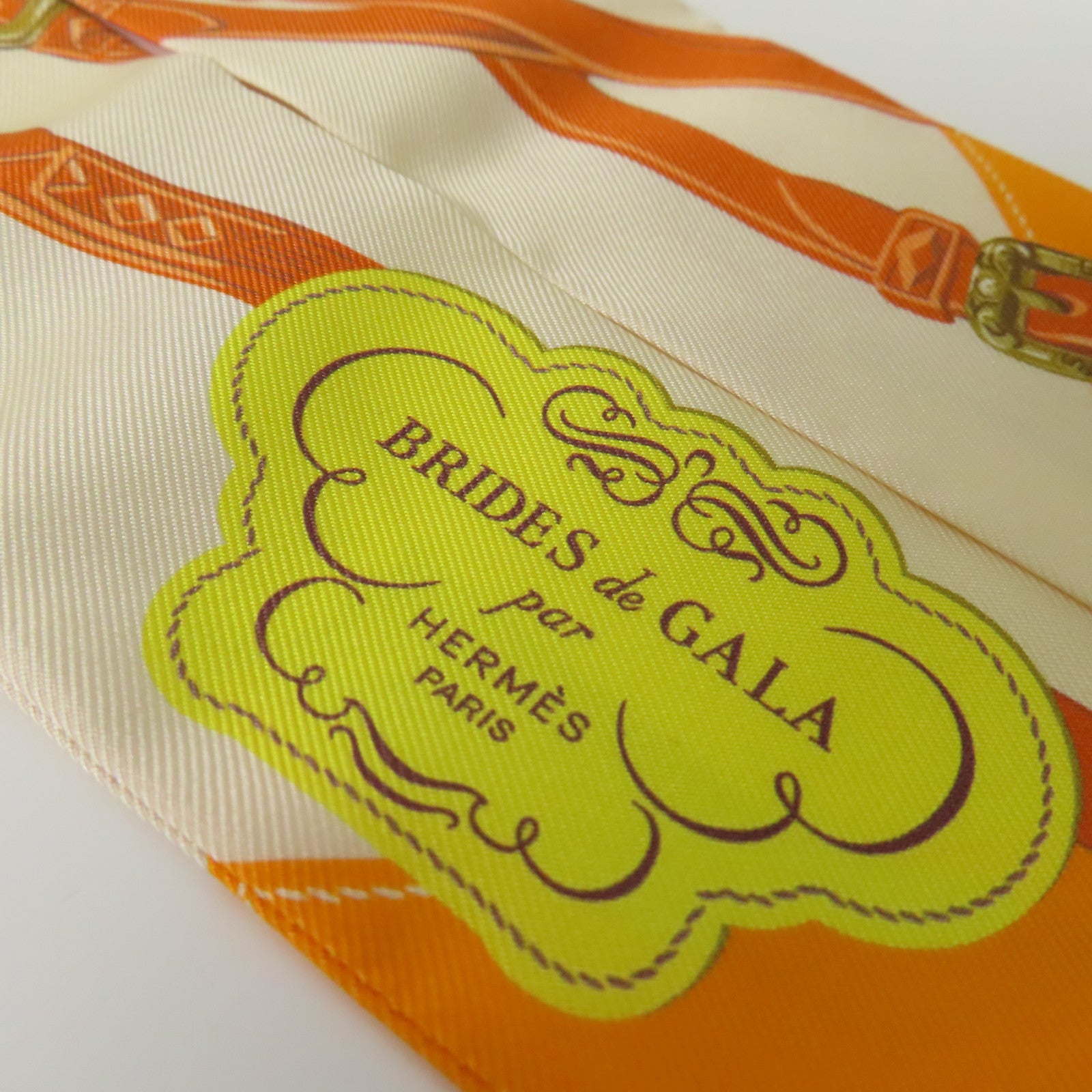 HERMES 絲質Twilly絲巾