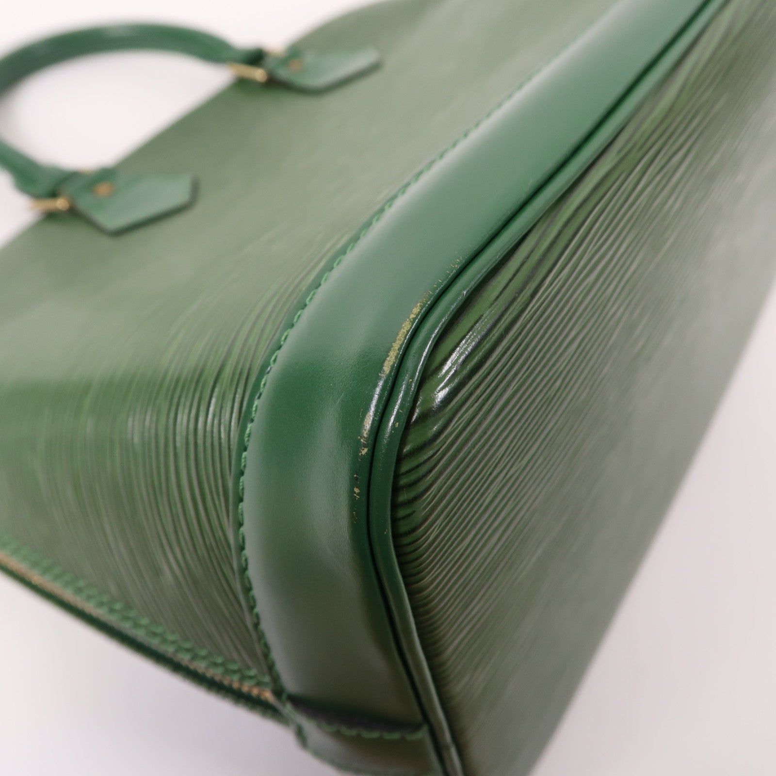 LOUIS VUITTON 【激減優惠】Epi Alma金扣手挽袋綠色