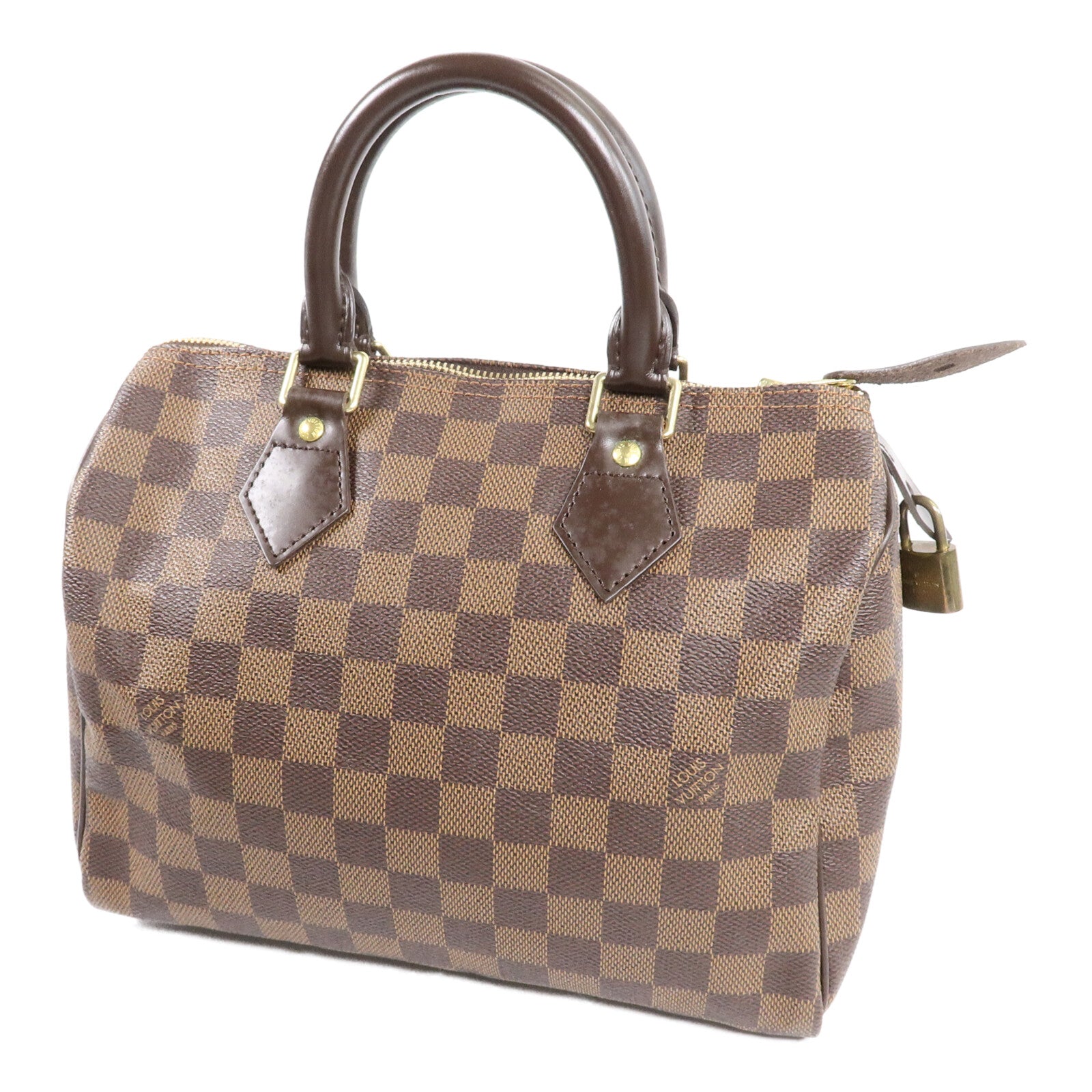 LOUIS VUITTON Damier Speedy 25手挽袋