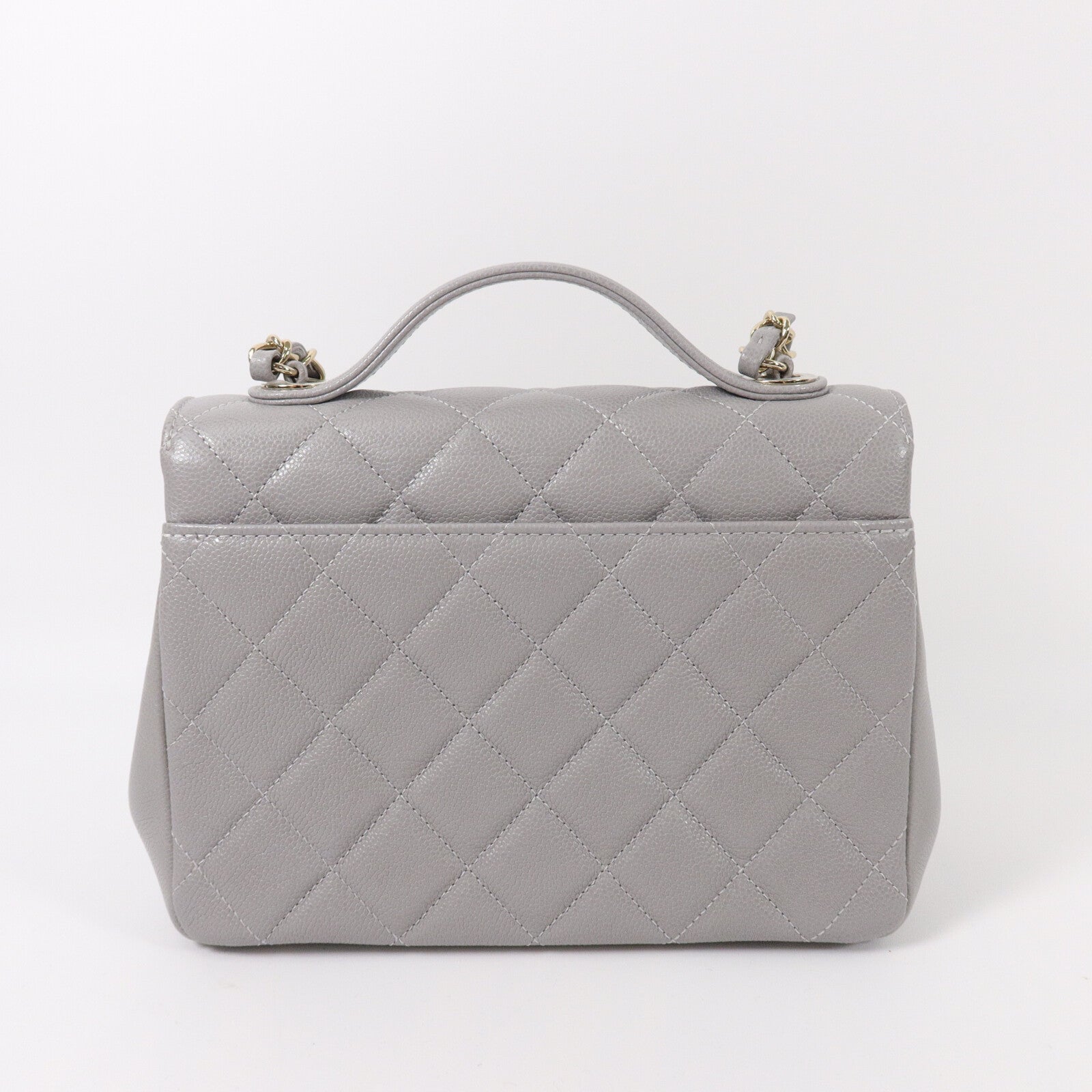 CHANEL 牛皮皮革Business Affinity鏈帶手挽肩背兩用袋