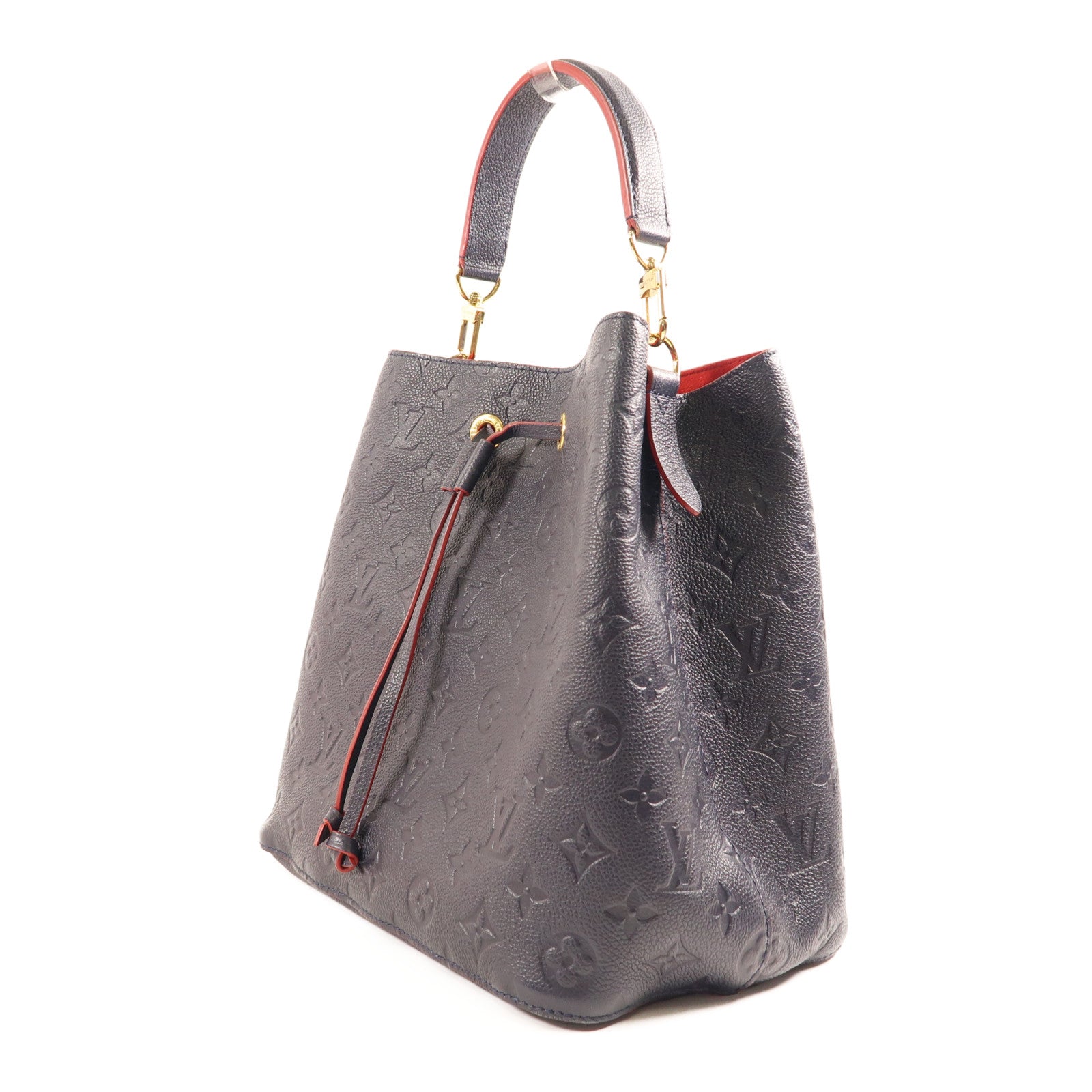 LOUIS VUITTON Monogram Empreinte Neo Noe MM金扣手挽肩背兩用袋