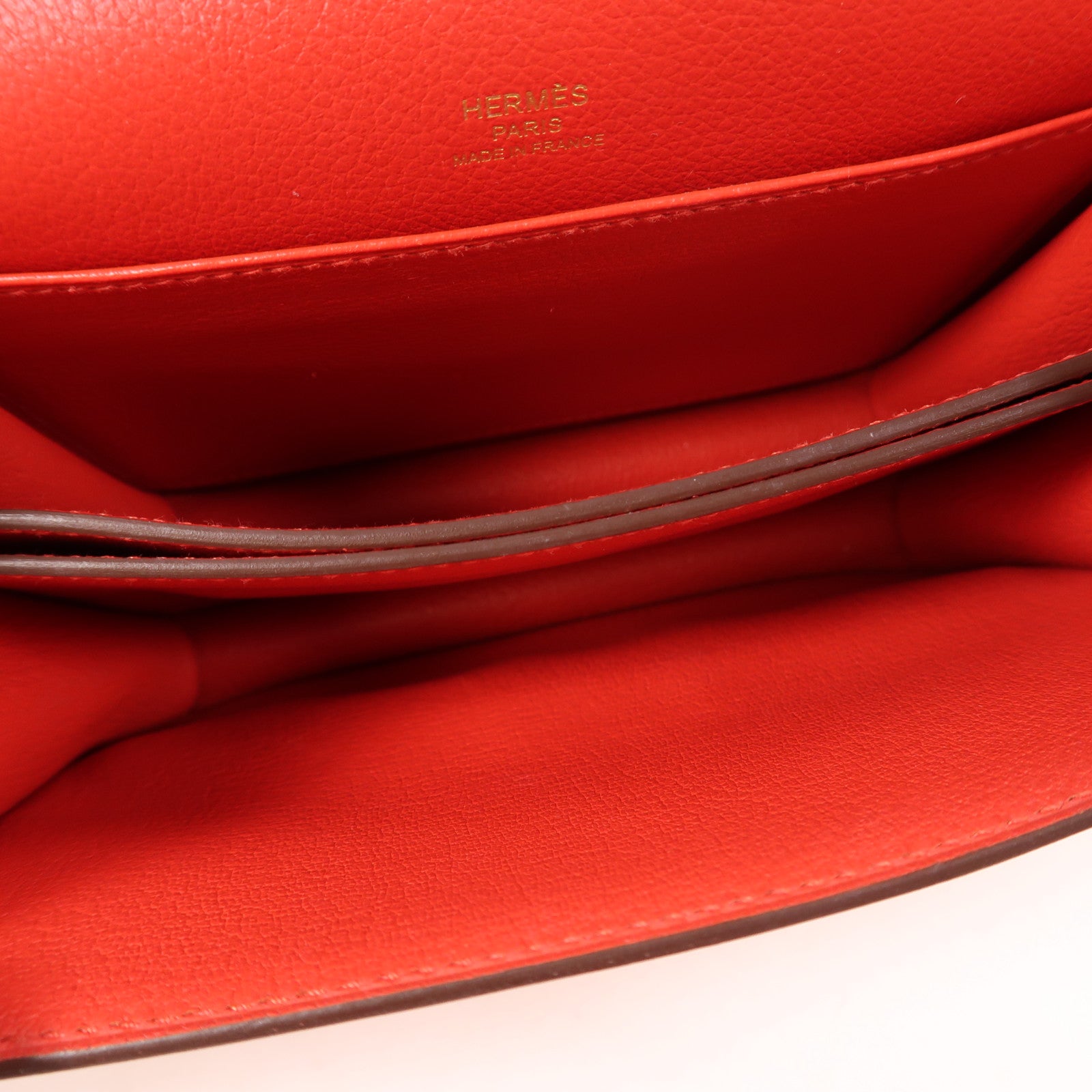 HERMES 【激減優惠】Evercolor皮革Mini Roulis金扣肩背袋S3 Rouge De Coeur