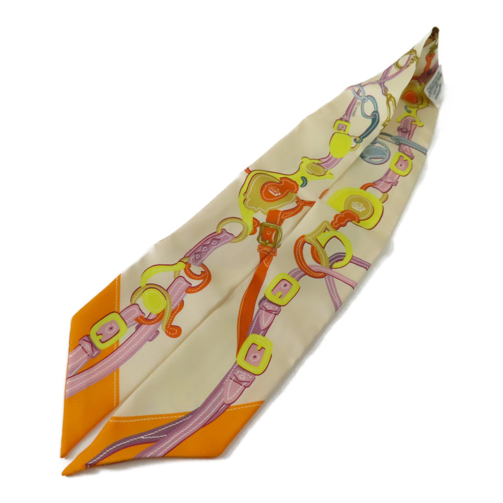 HERMES 絲質Twilly絲巾
